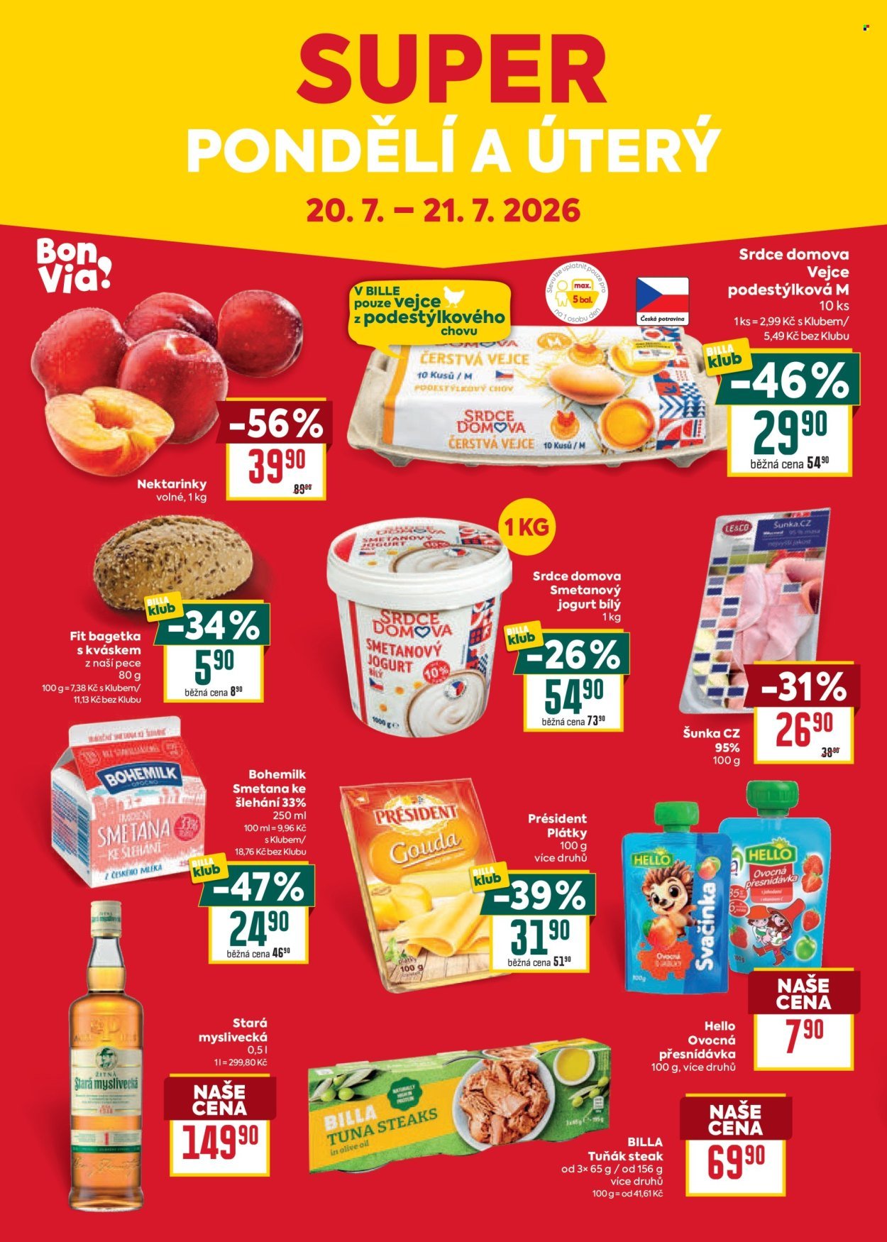 BILLA leták - Velký leták