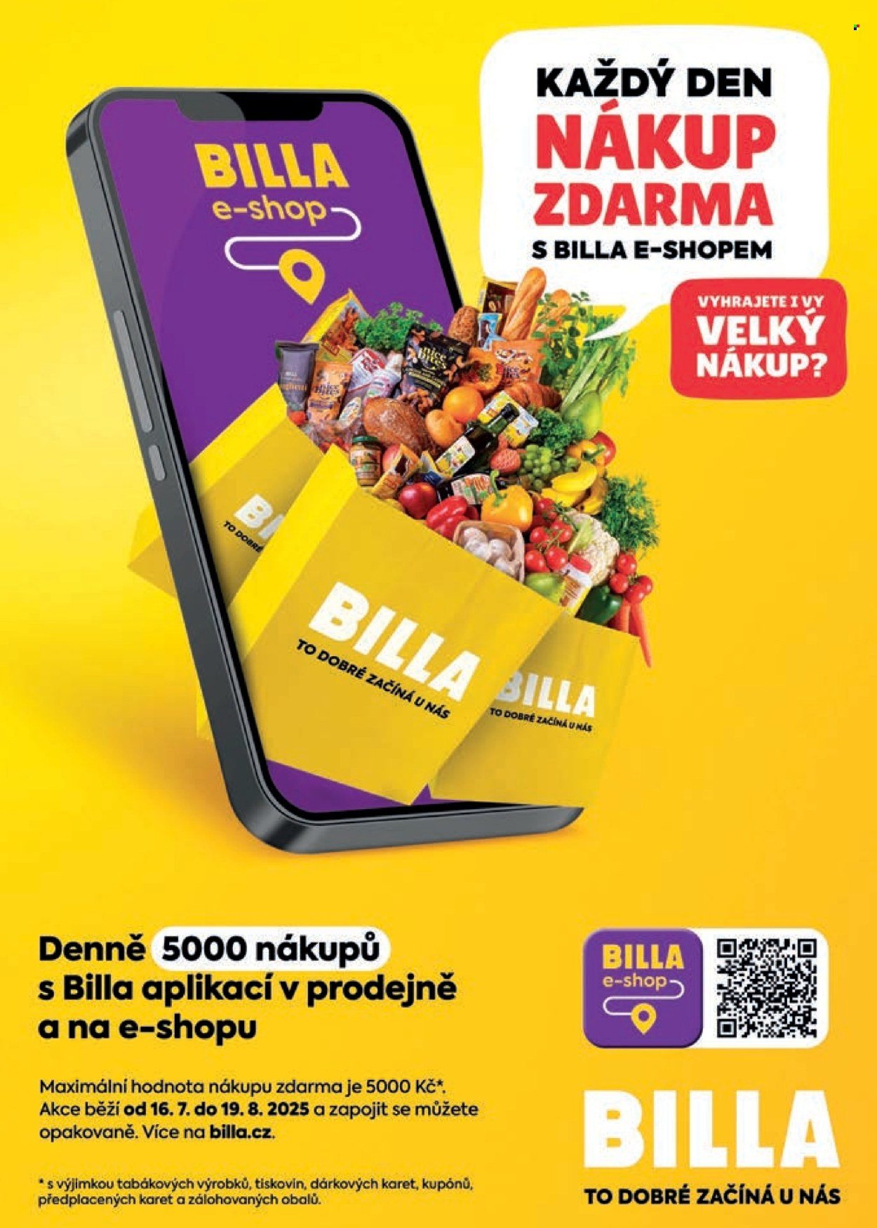 BILLA leták - Velký leták (2025-07-23 - 2025-07-29)