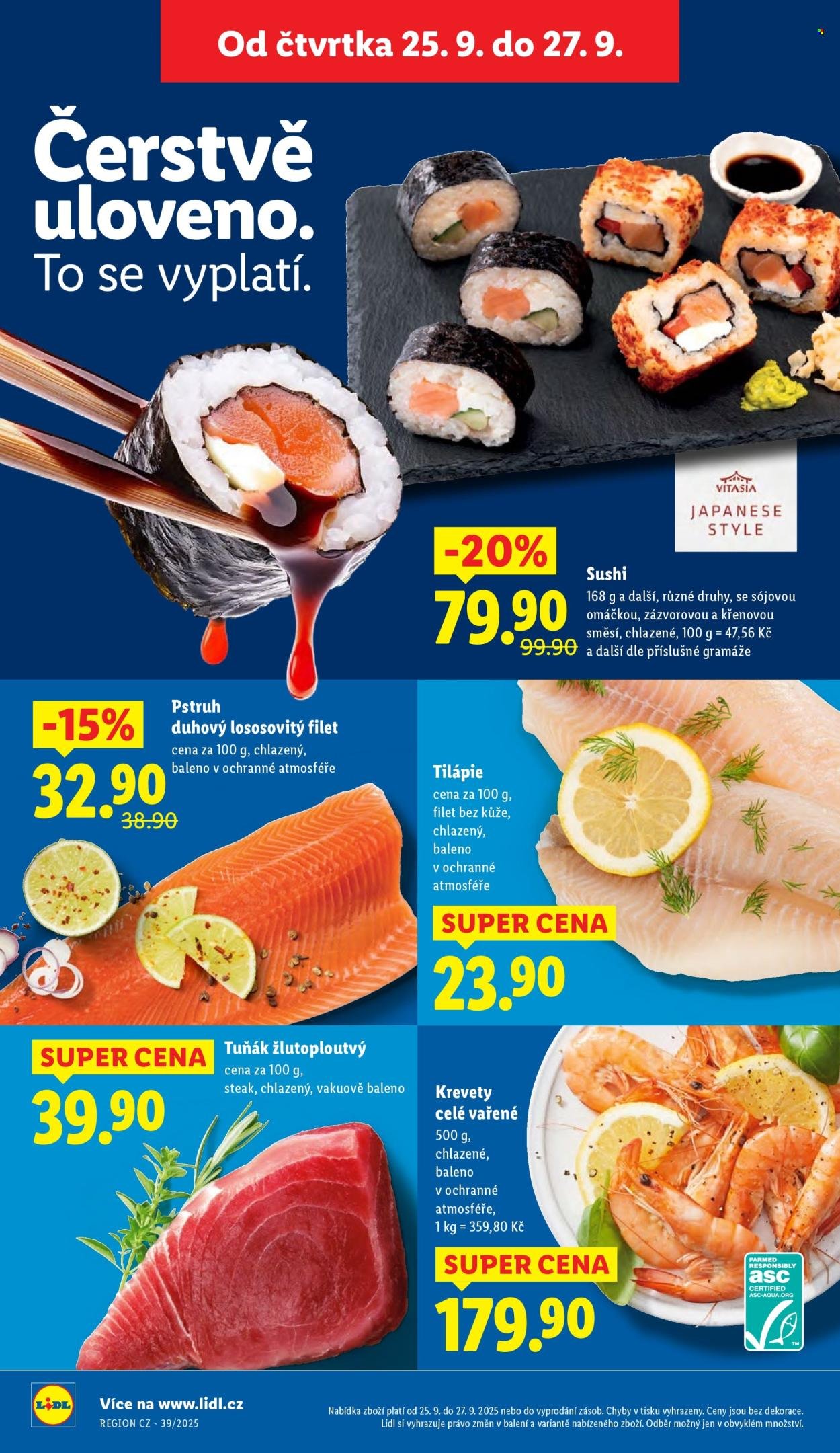 LIDL leták - Od čtvrtka 25.9.2025 (2025-09-25 - 2025-09-27)
