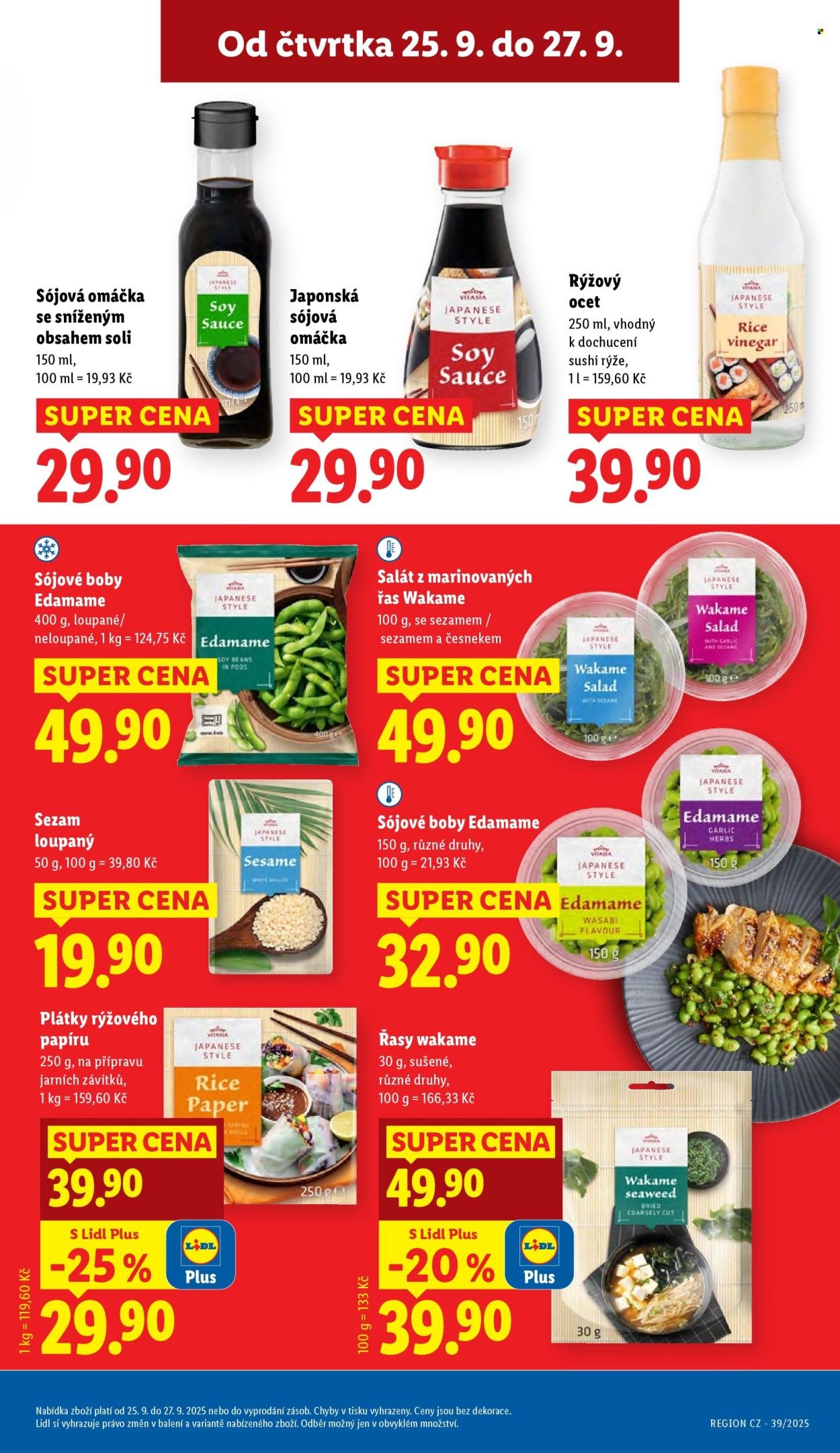 LIDL leták - Od čtvrtka 25.9.2025 (2025-09-25 - 2025-09-27)
