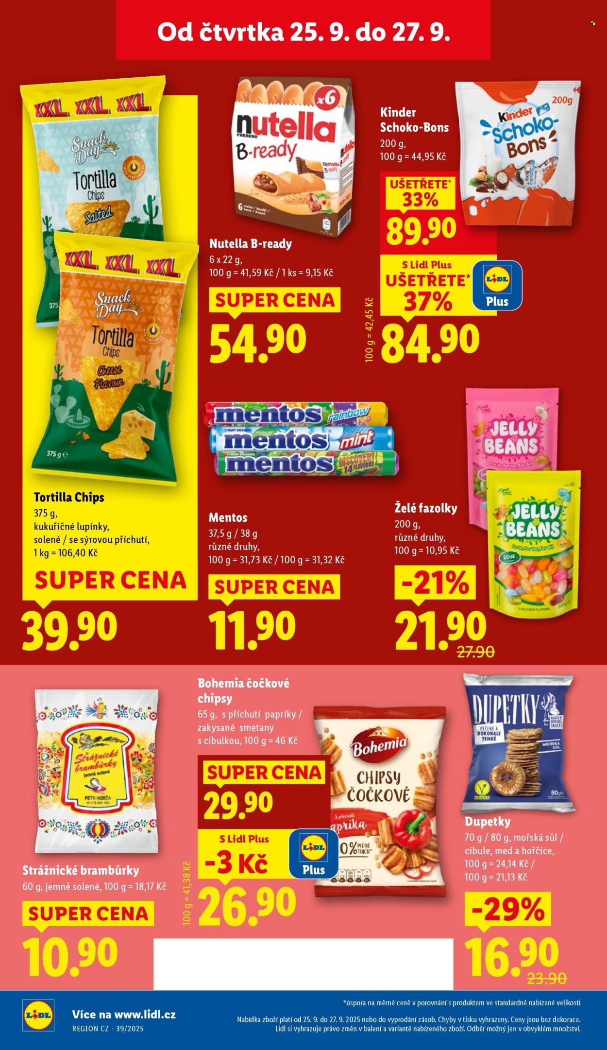 LIDL leták - Od čtvrtka 25.9.2025 (2025-09-25 - 2025-09-27)
