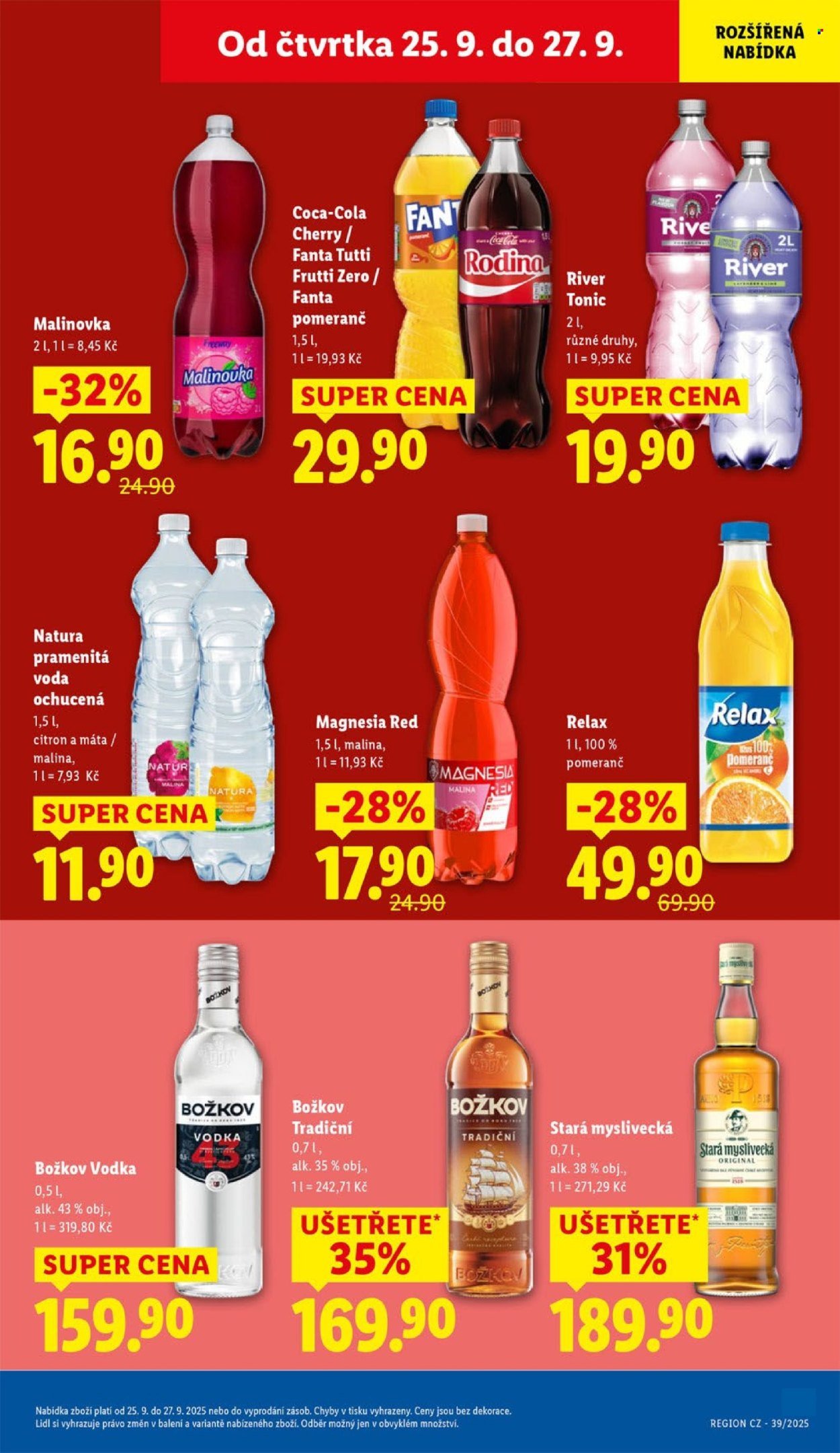 LIDL leták - Od čtvrtka 25.9.2025 (2025-09-25 - 2025-09-27)