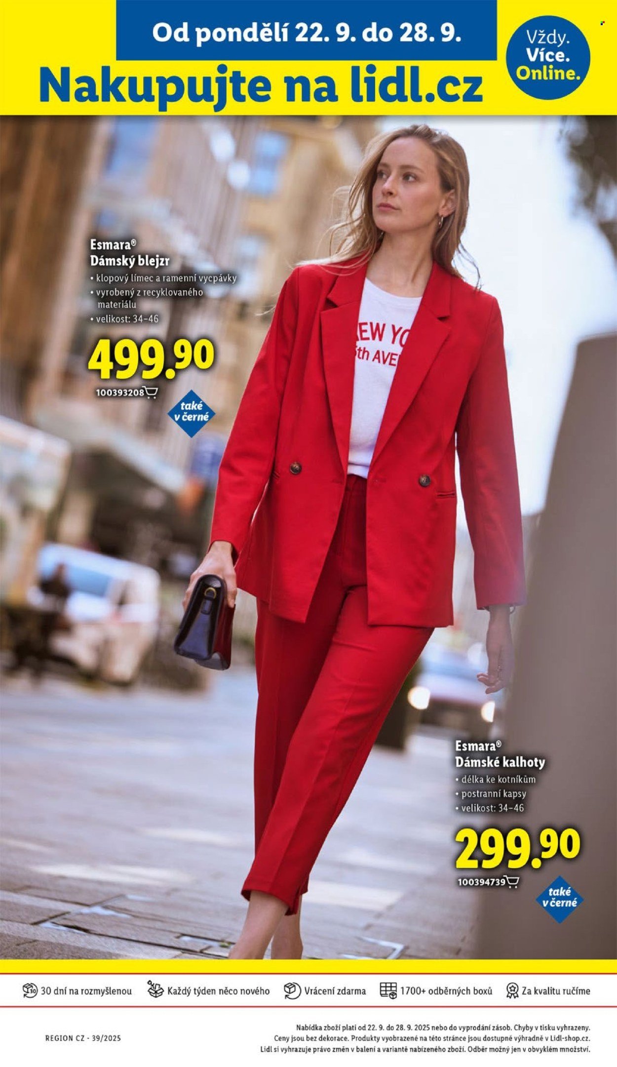 LIDL leták - Od čtvrtka 25.9.2025 (2025-09-25 - 2025-09-27)