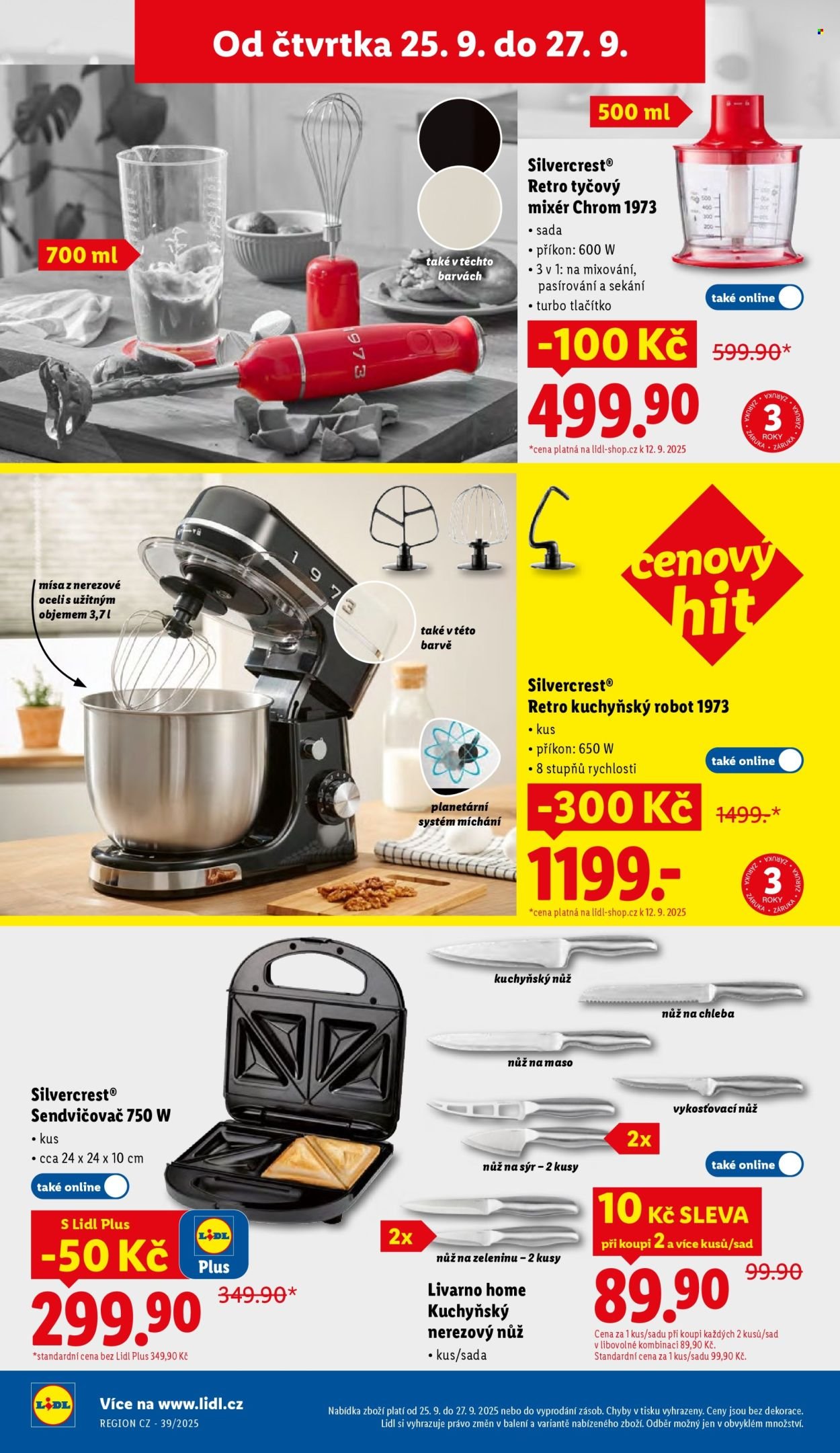LIDL leták - Od čtvrtka 25.9.2025 (2025-09-25 - 2025-09-27)
