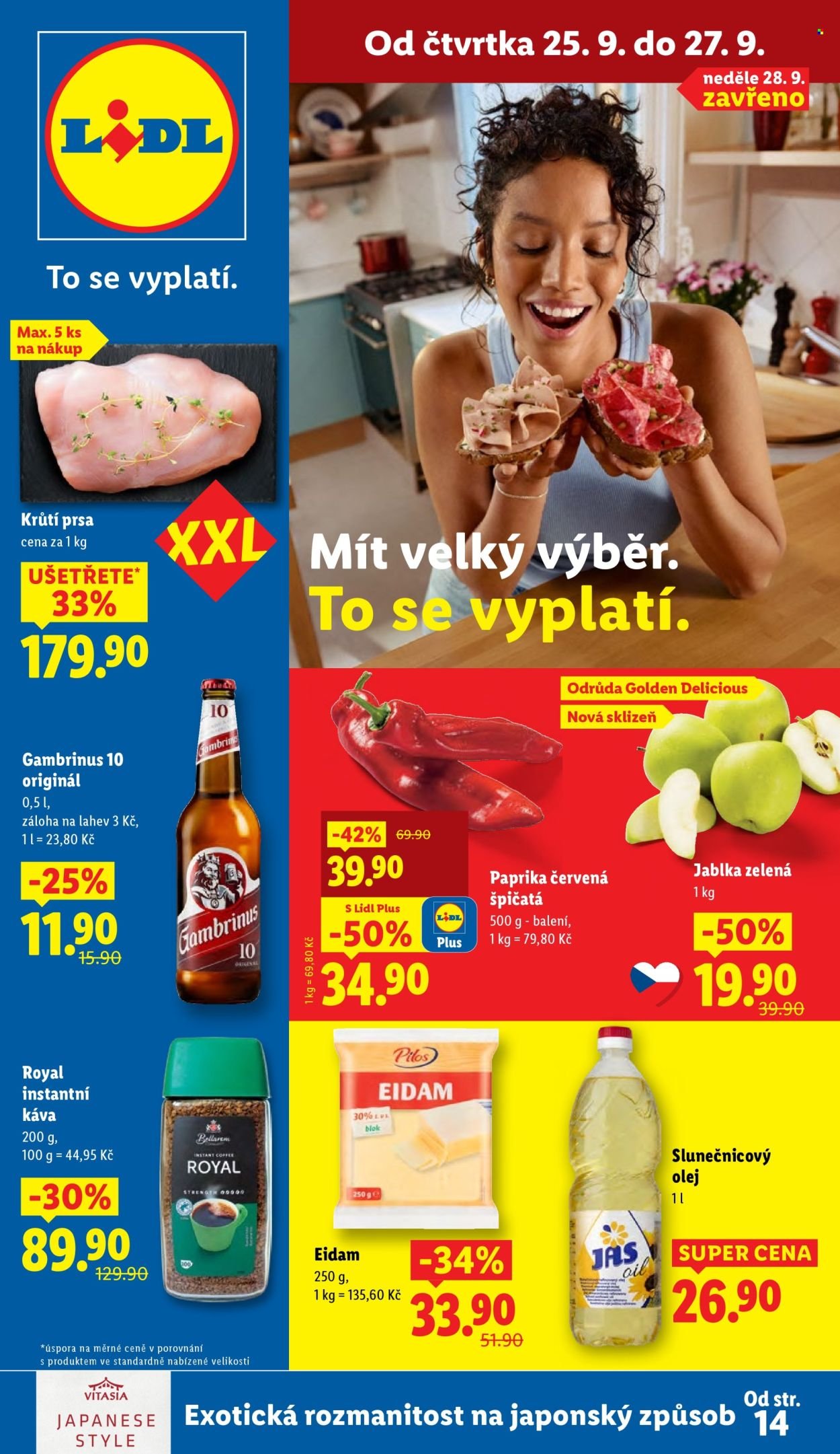 LIDL leták - Od čtvrtka 25.9.2025 (2025-09-25 - 2025-09-27)