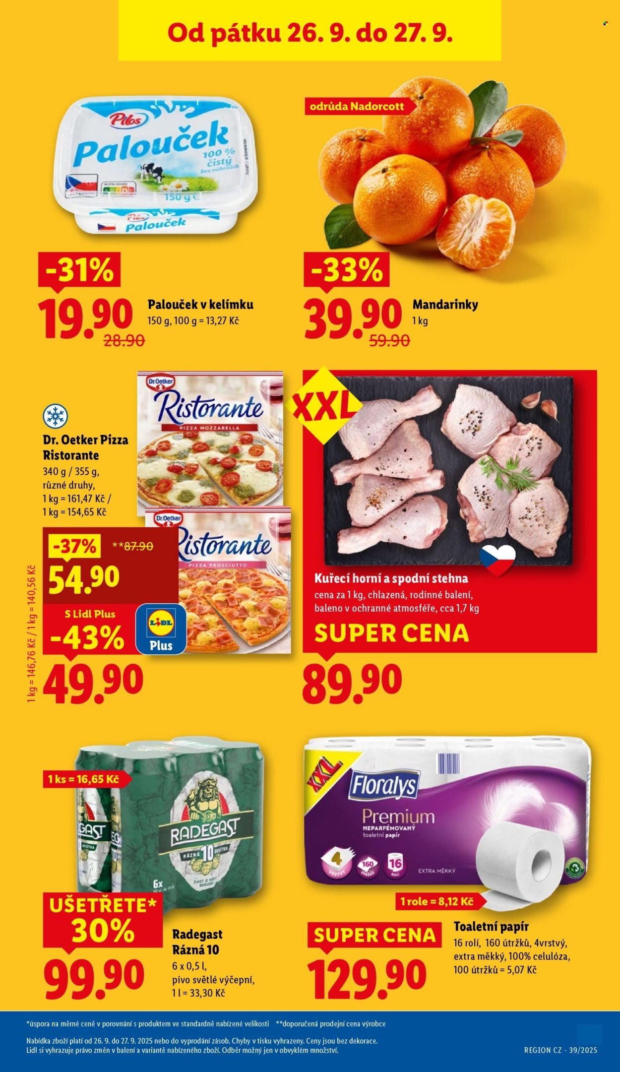 LIDL leták - Od čtvrtka 25.9.2025 (2025-09-25 - 2025-09-27)