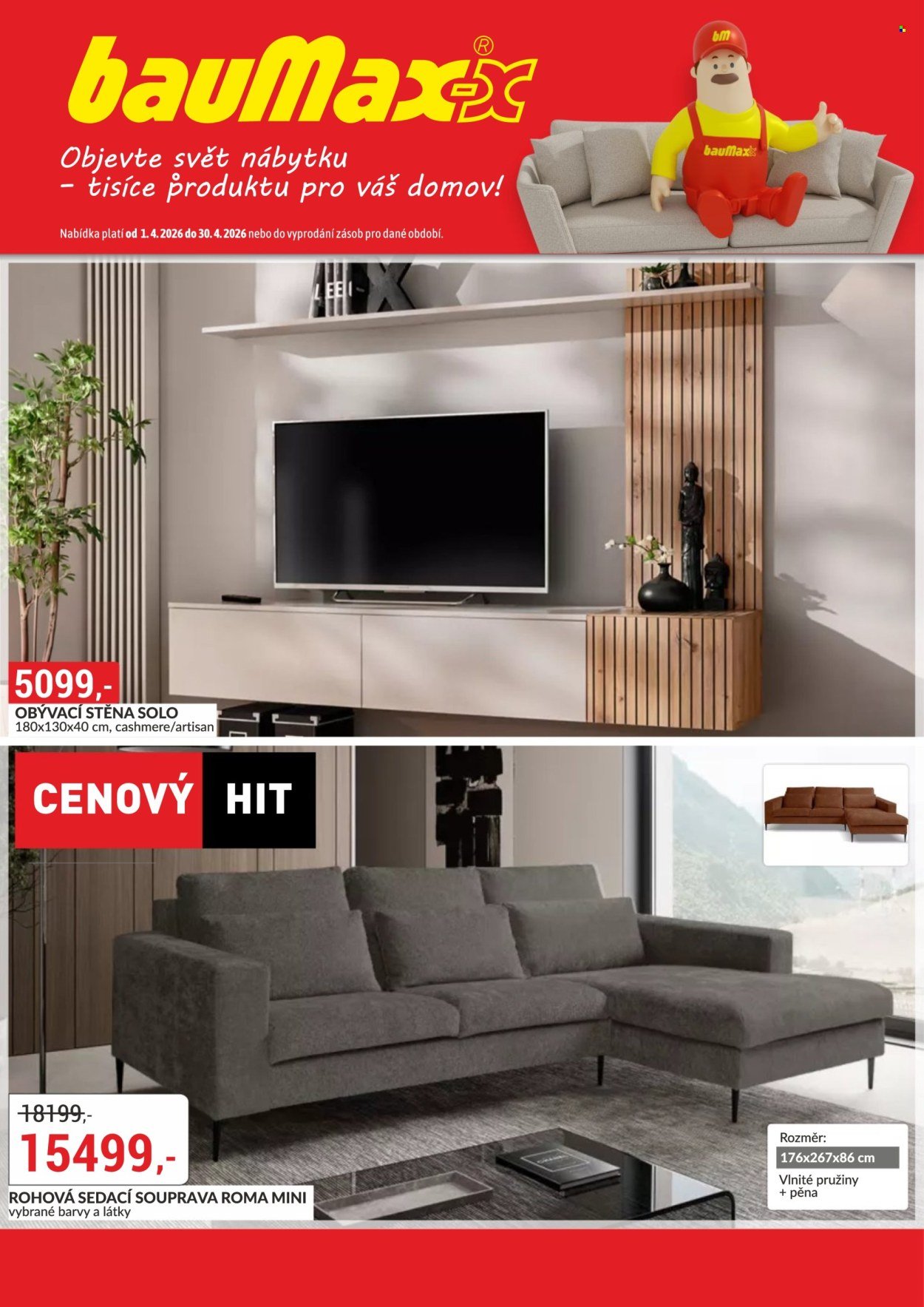 BAUMAX leták - Od středy 1.4.2026 (2026-04-01 - 2026-04-30)