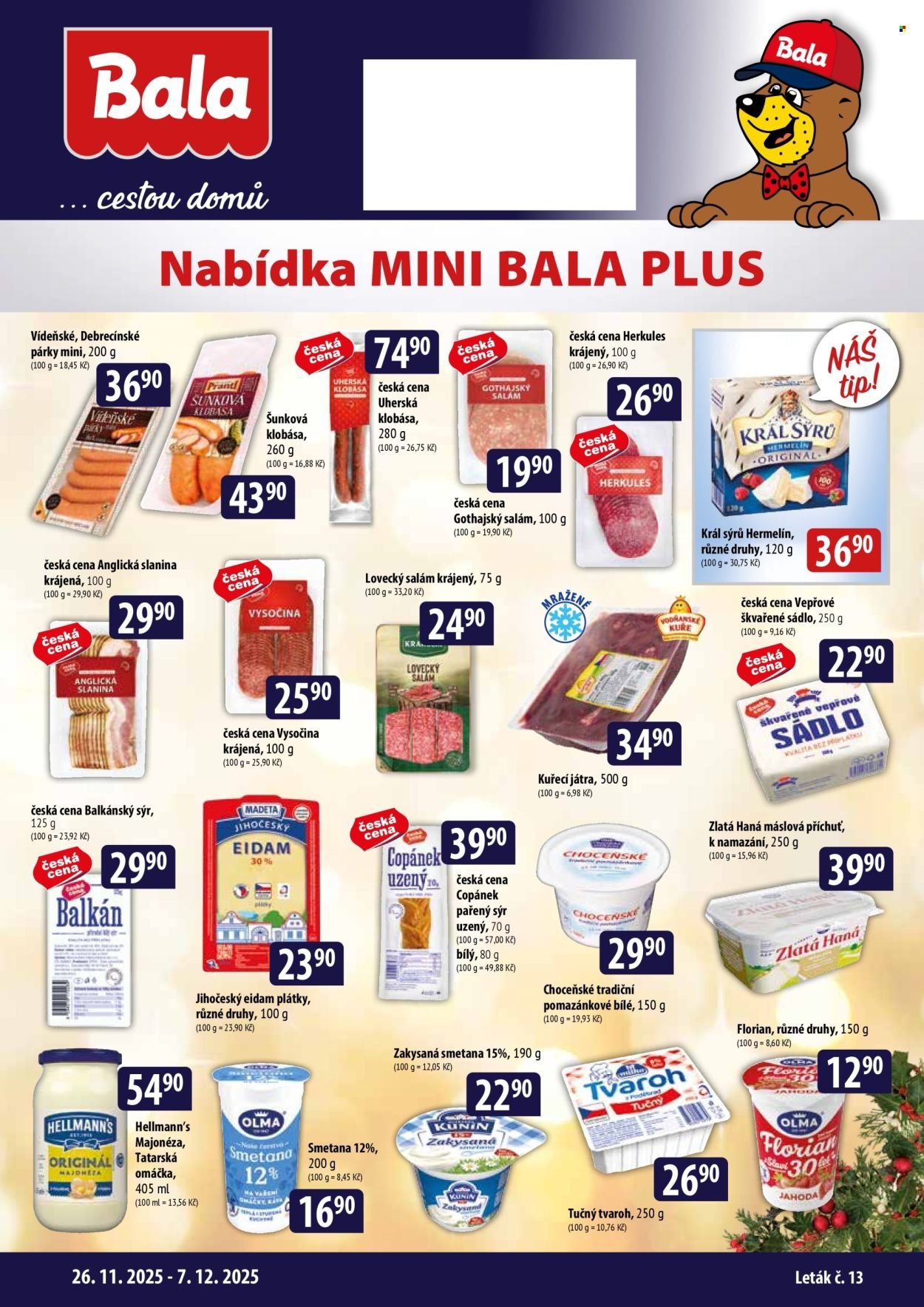 BALA leták - Malý leták (2025-11-26 - 2025-12-07)