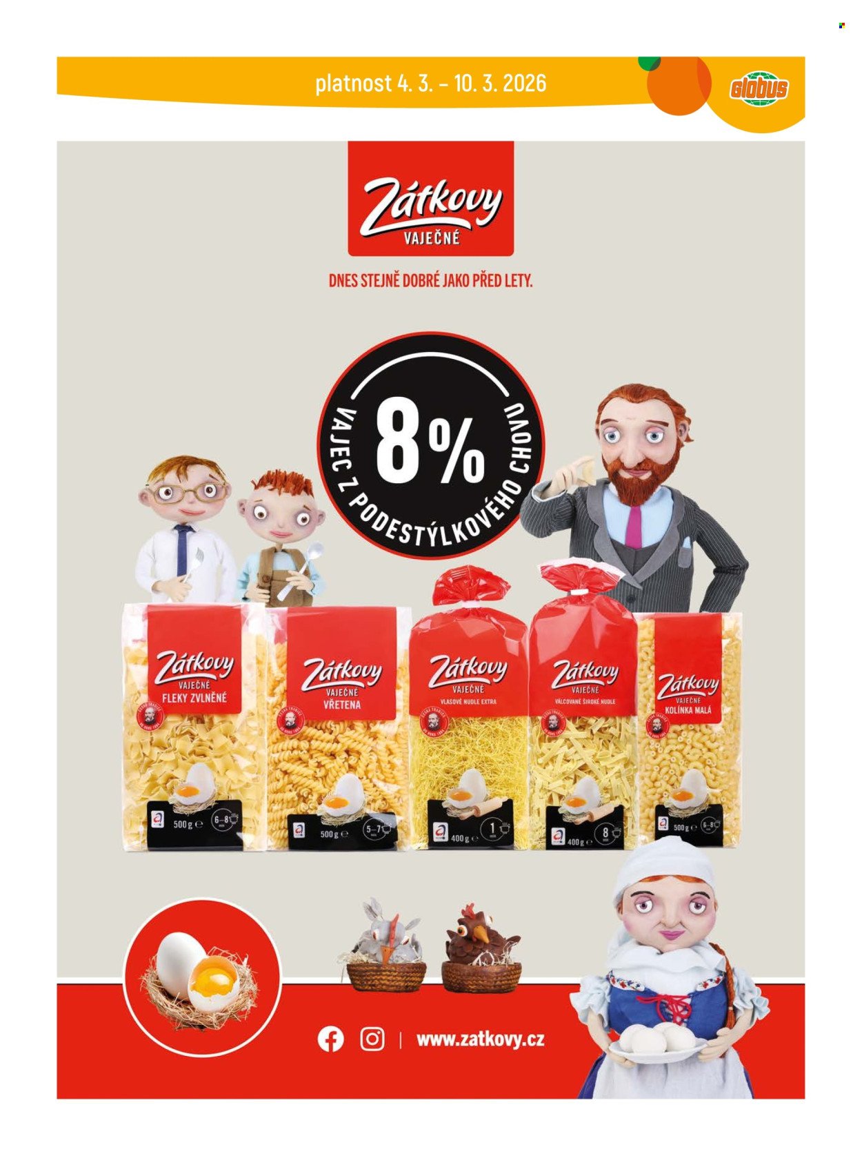 GLOBUS leták - Od středy 4.3.2026 (2026-03-04 - 2026-03-10)