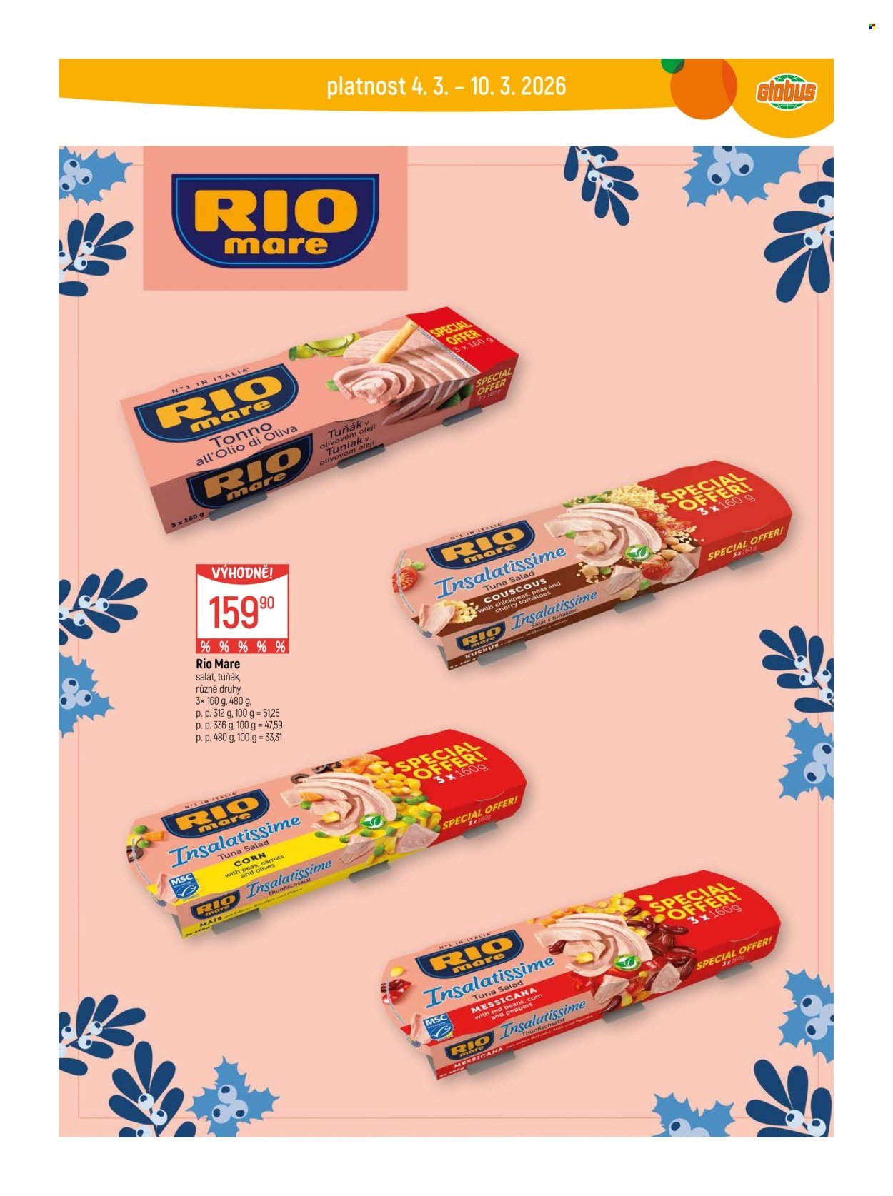 GLOBUS leták - Od středy 4.3.2026 (2026-03-04 - 2026-03-10)