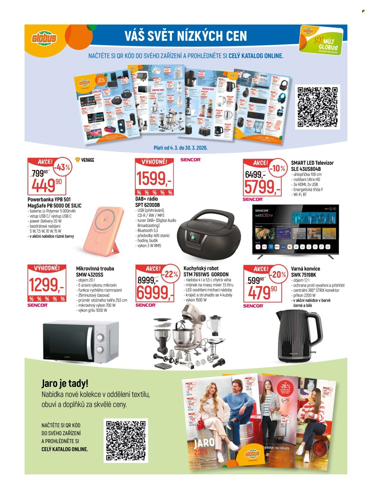 GLOBUS leták - Od středy 4.3.2026 (2026-03-04 - 2026-03-10)