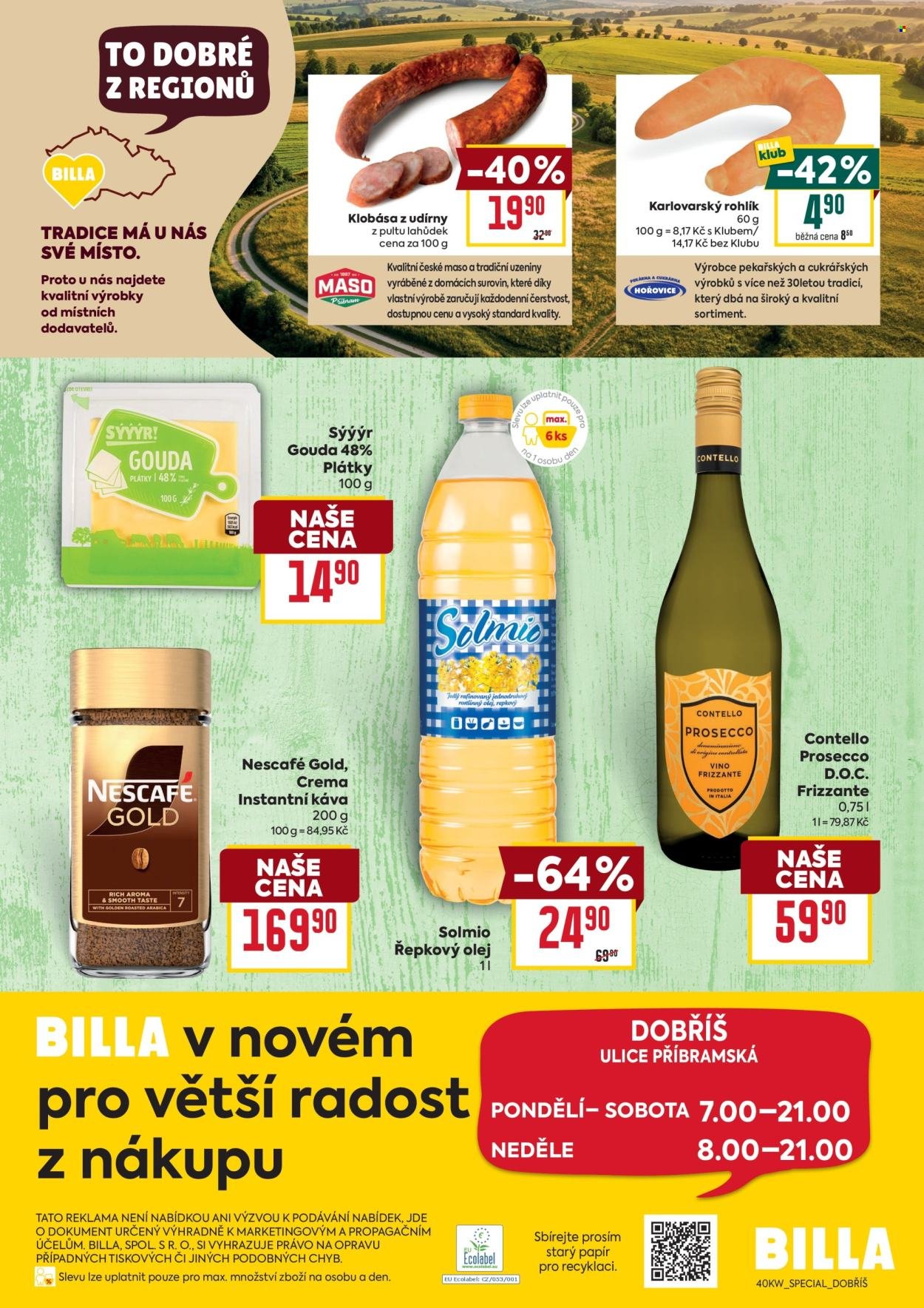 BILLA leták - Speciál: Dobříš
