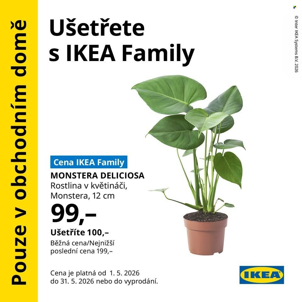 IKEA leták - Od pátku 1.5.2026 (2026-05-01 - 2026-05-31)