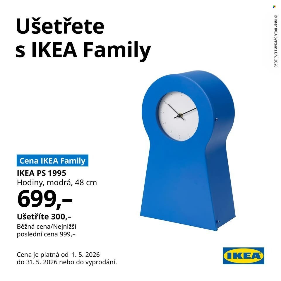 IKEA leták - Od pátku 1.5.2026 (2026-05-01 - 2026-05-31)