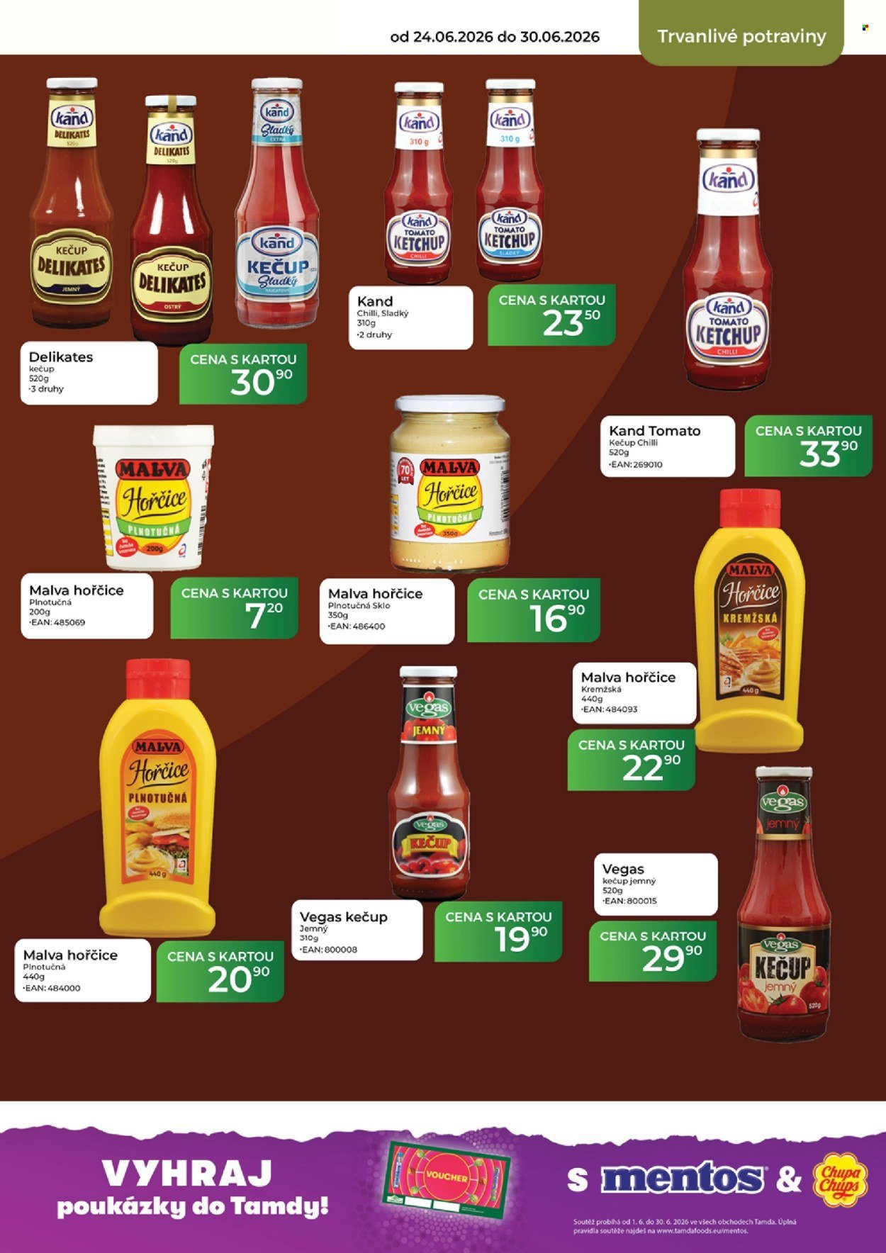 TAMDA FOODS leták - Od středy 24.6.2026