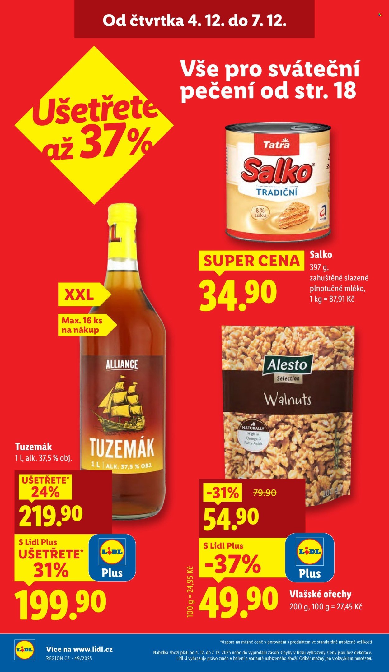 LIDL leták - Od čtvrtka 4.12.2025 (2025-12-04 - 2025-12-07)