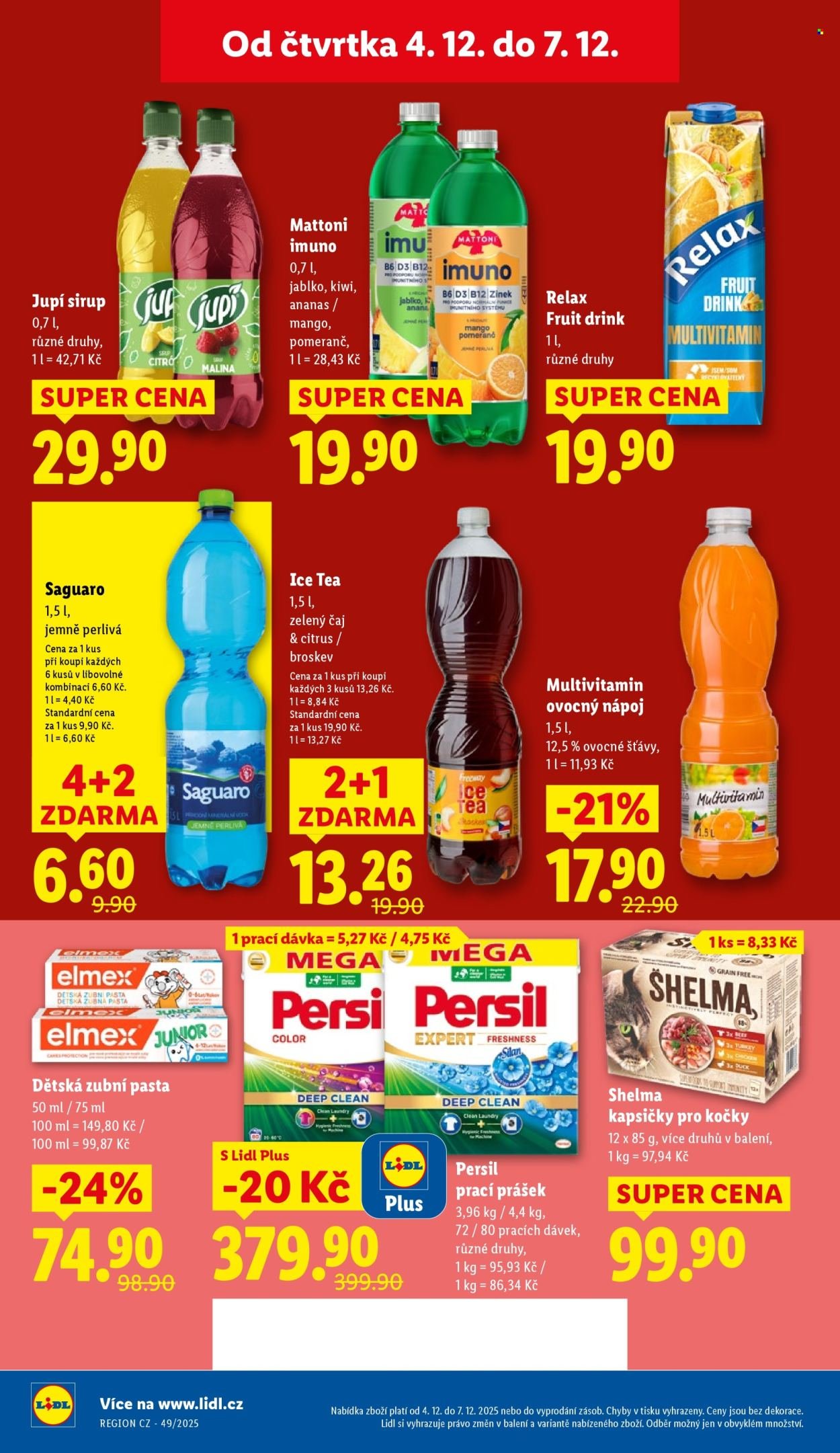 LIDL leták - Od čtvrtka 4.12.2025 (2025-12-04 - 2025-12-07)