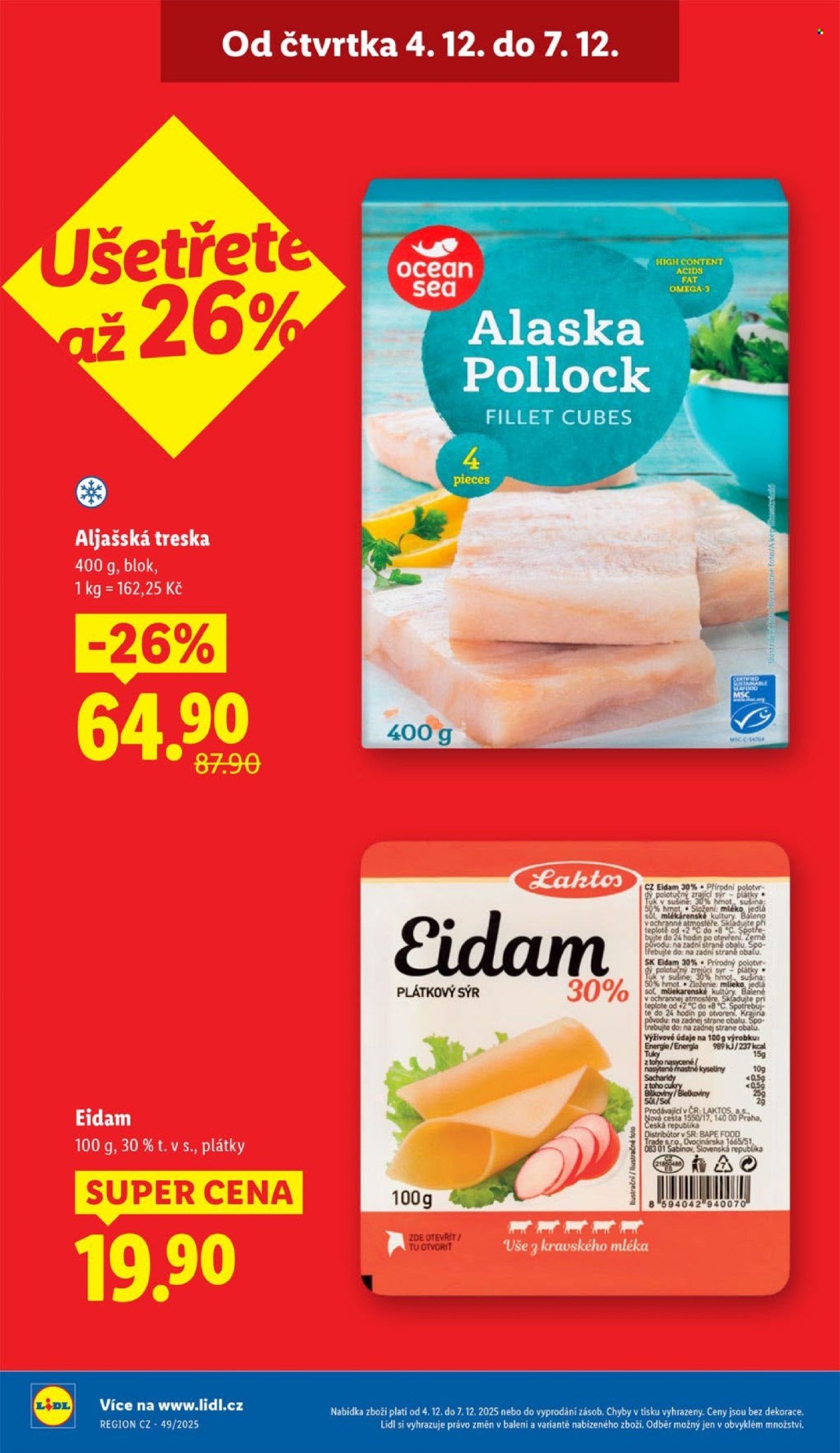 LIDL leták - Od čtvrtka 4.12.2025 (2025-12-04 - 2025-12-07)