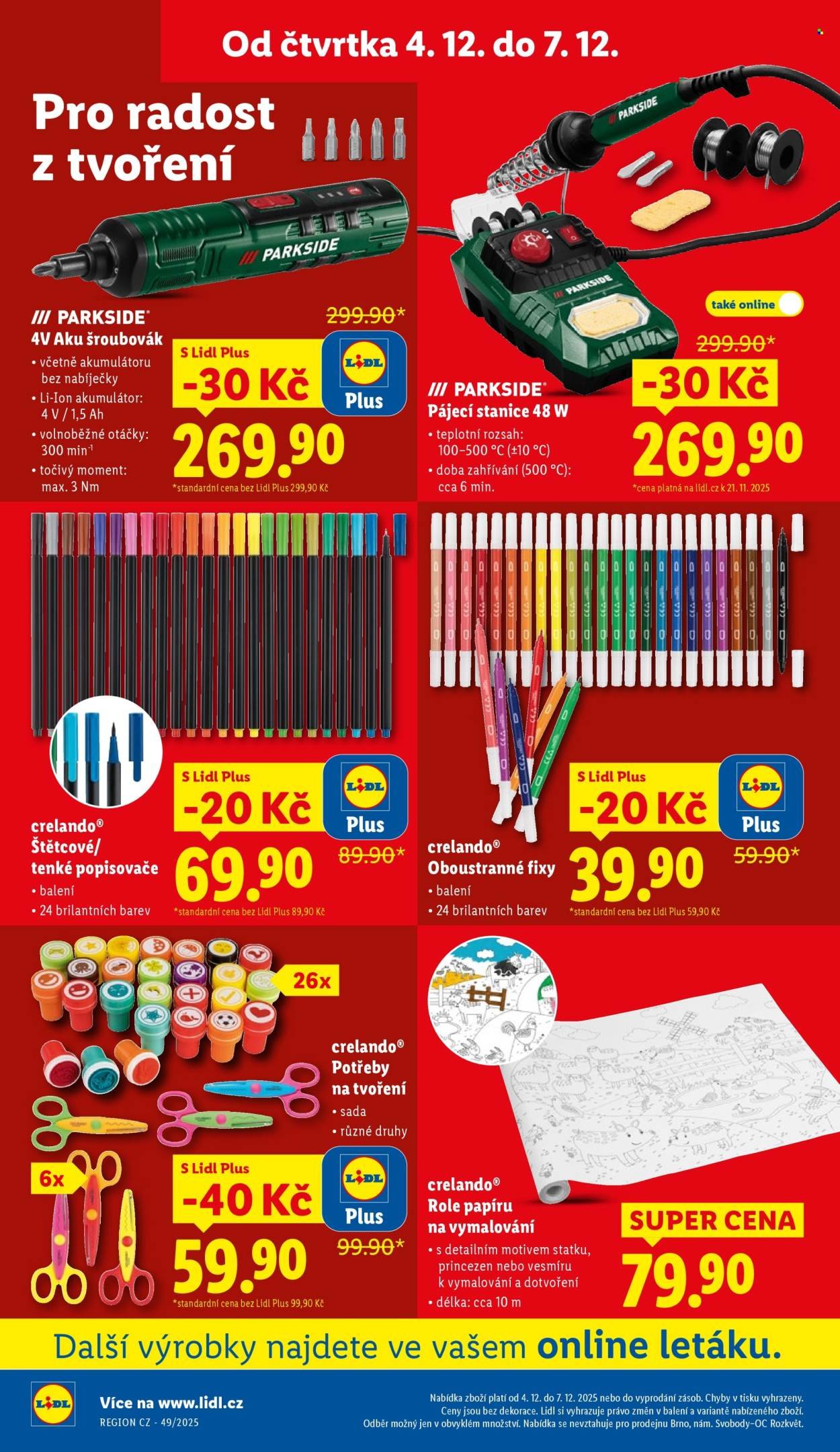 LIDL leták - Od čtvrtka 4.12.2025 (2025-12-04 - 2025-12-07)