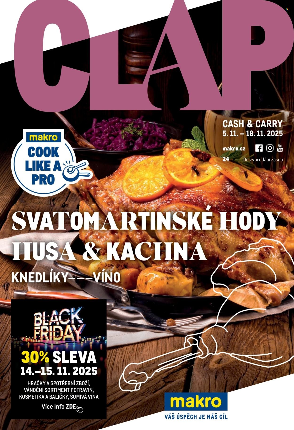 MAKRO leták - Pro milovníky jídla (2025-11-05 - 2025-11-18)