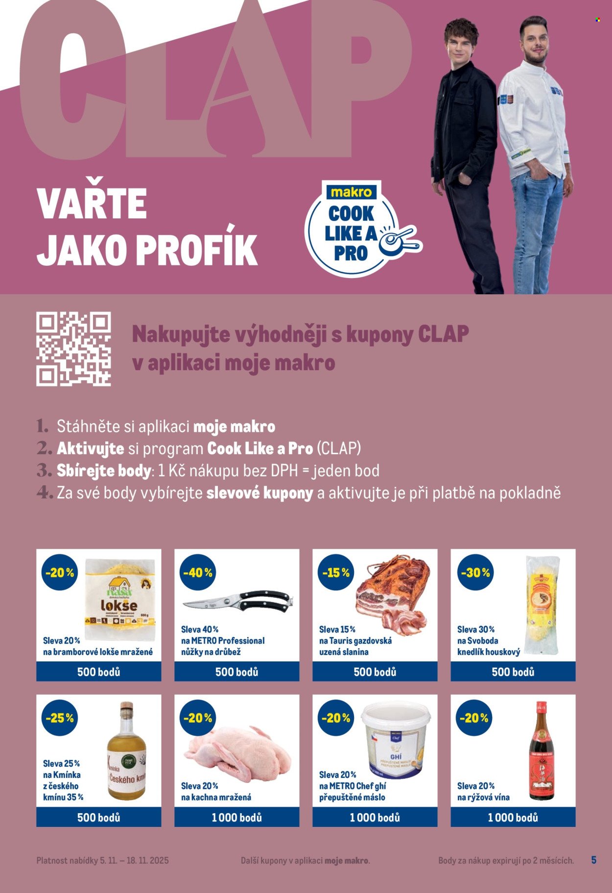 MAKRO leták - Pro milovníky jídla (2025-11-05 - 2025-11-18)