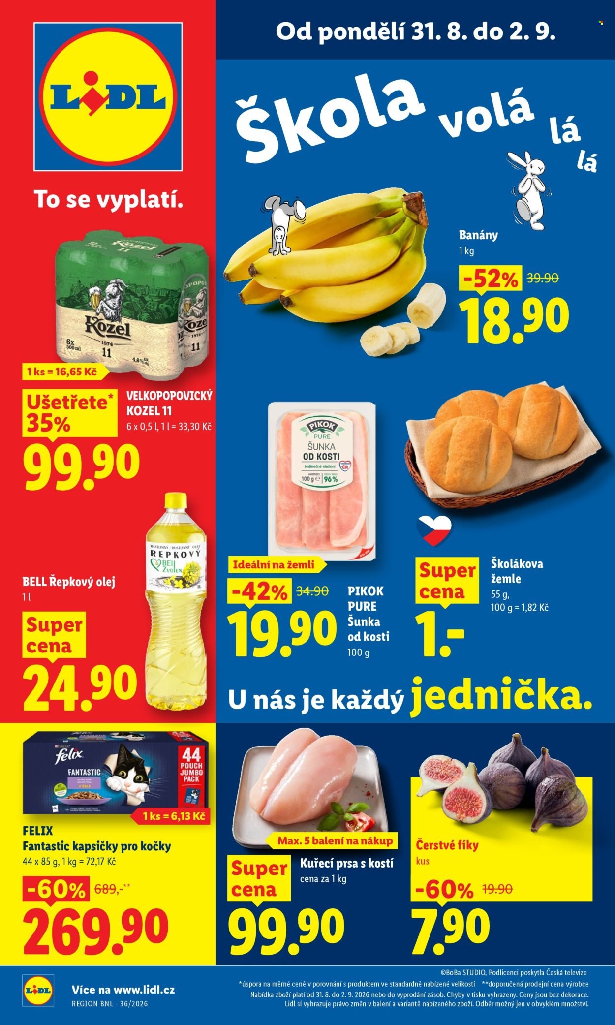 LIDL leták - Od pondělí 31.8.2026