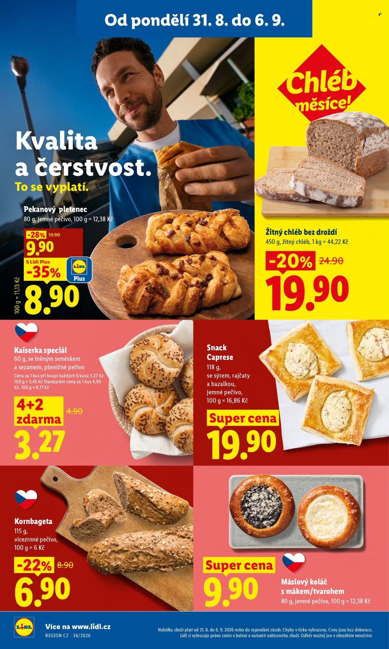 LIDL leták - Od pondělí 31.8.2026
