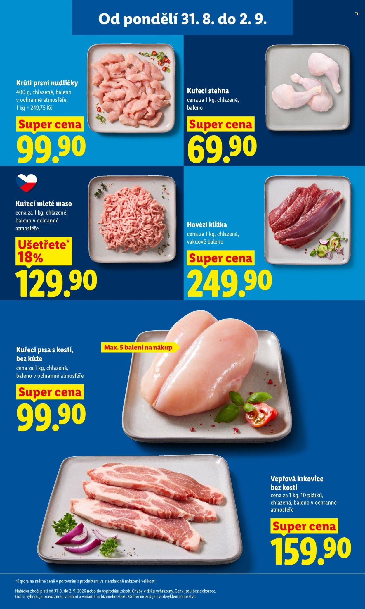 LIDL leták - Od pondělí 31.8.2026