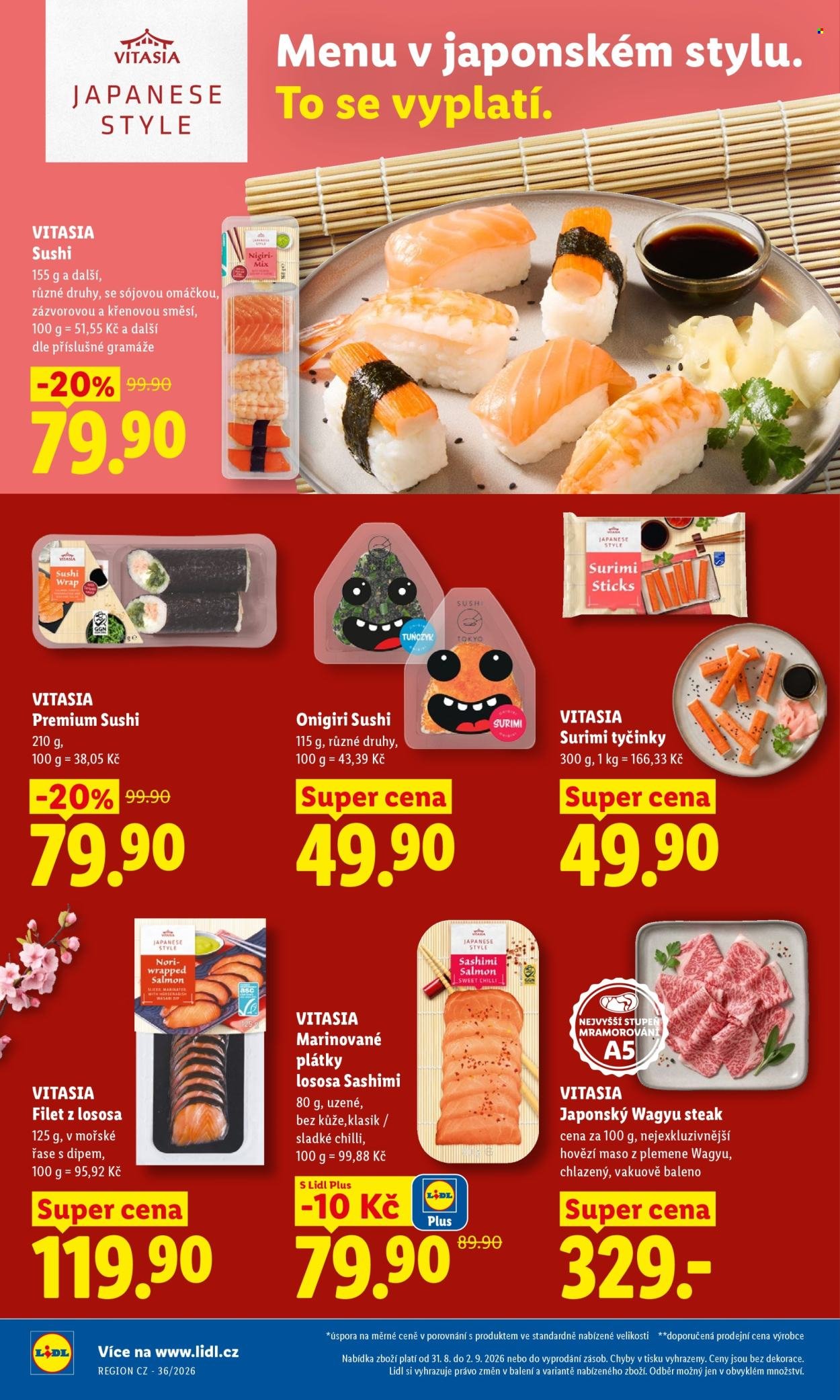 LIDL leták - Od pondělí 31.8.2026