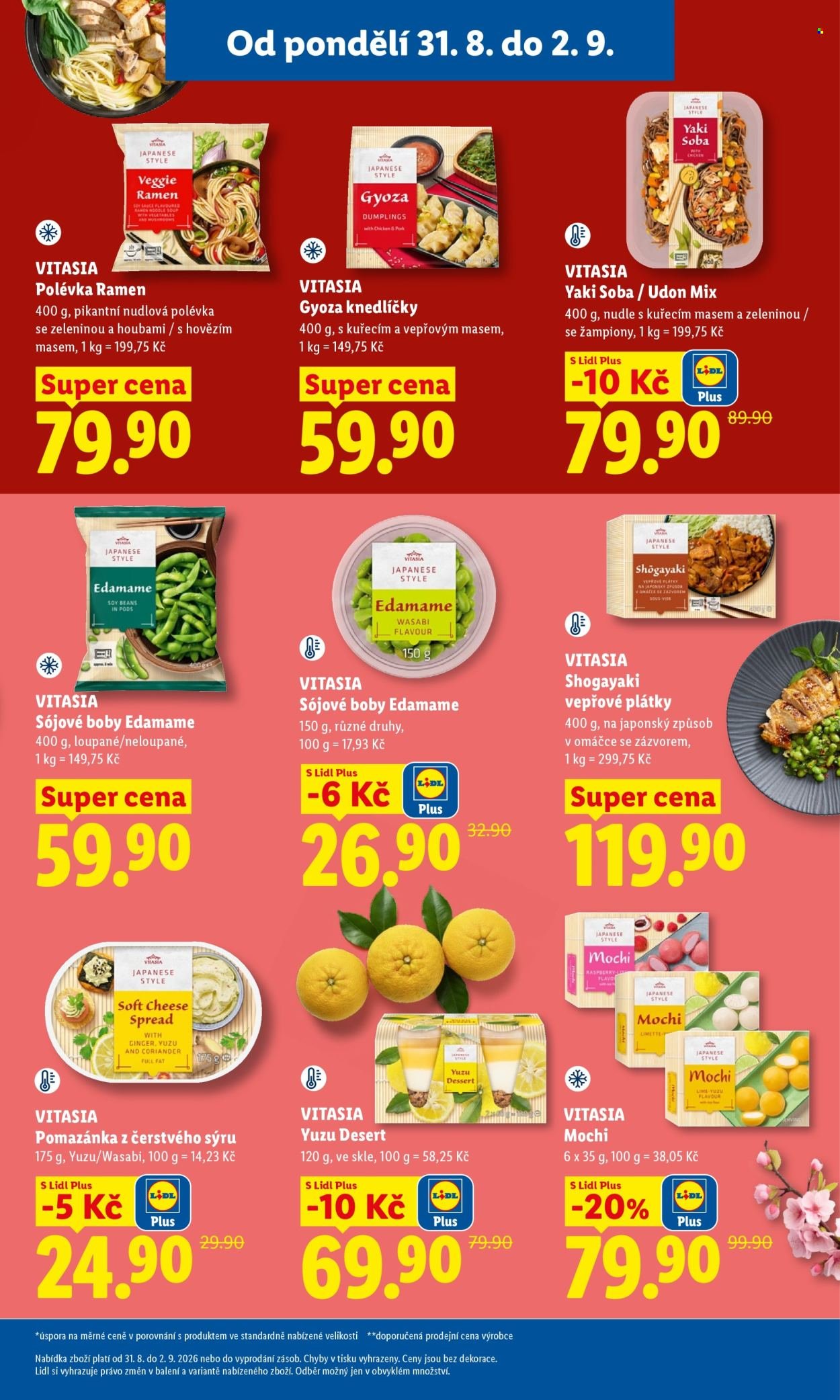 LIDL leták - Od pondělí 31.8.2026