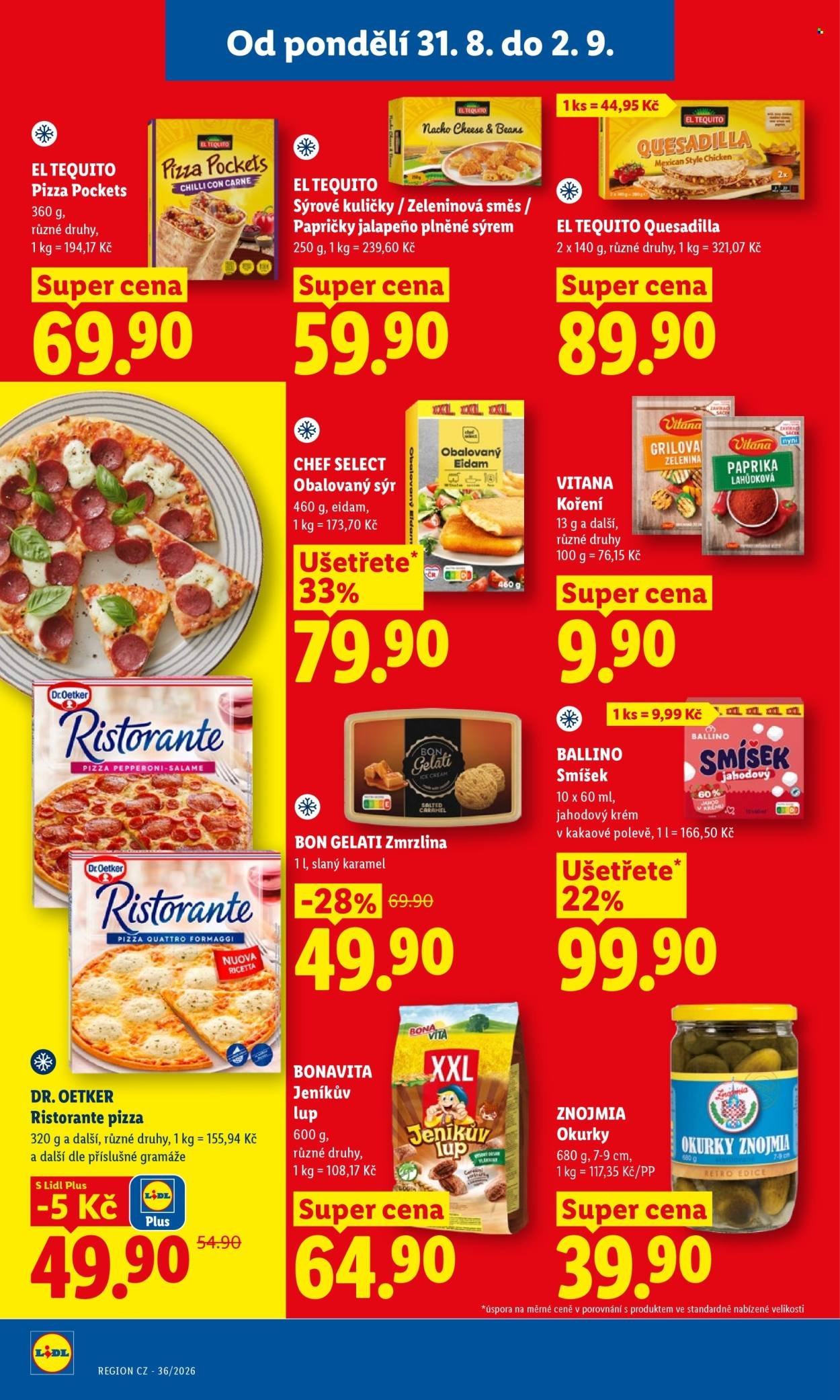 LIDL leták - Od pondělí 31.8.2026