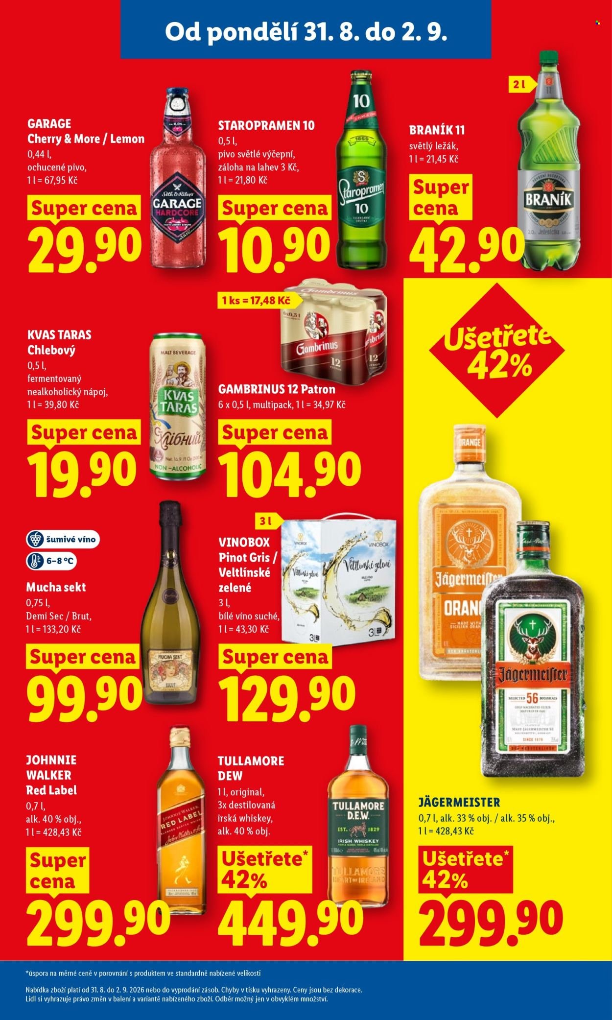 LIDL leták - Od pondělí 31.8.2026