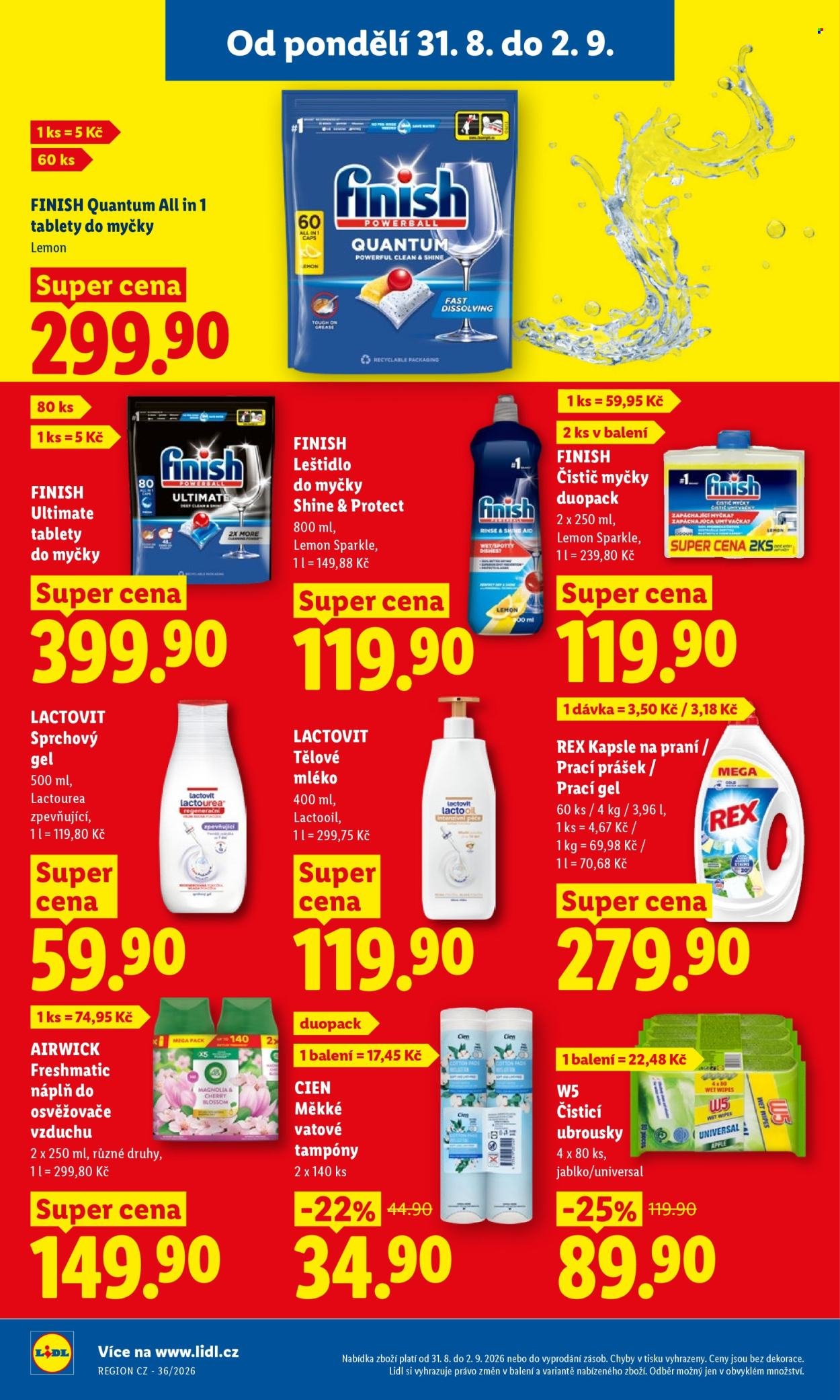LIDL leták - Od pondělí 31.8.2026