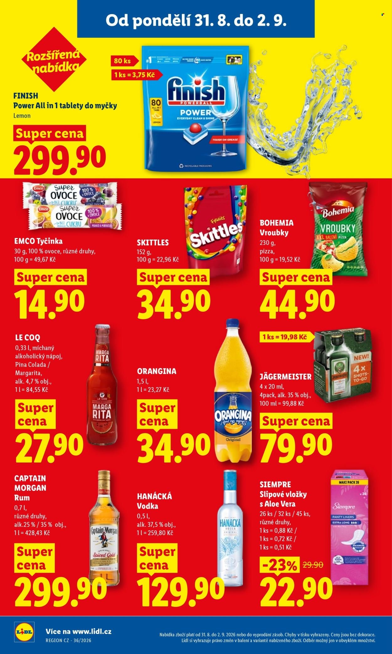 LIDL leták - Od pondělí 31.8.2026