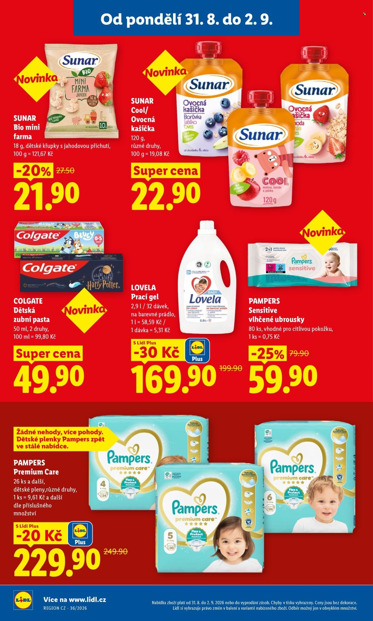 LIDL leták - Od pondělí 31.8.2026