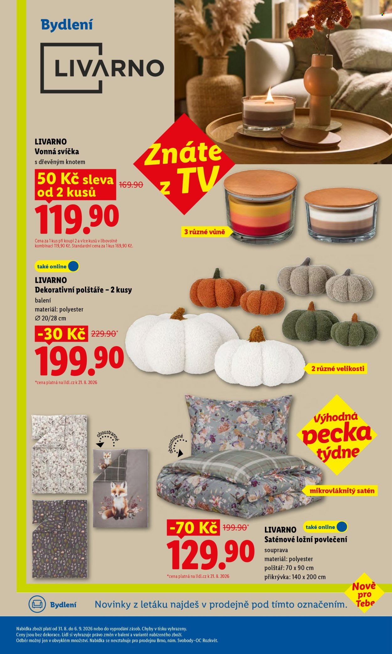 LIDL leták - Od pondělí 31.8.2026