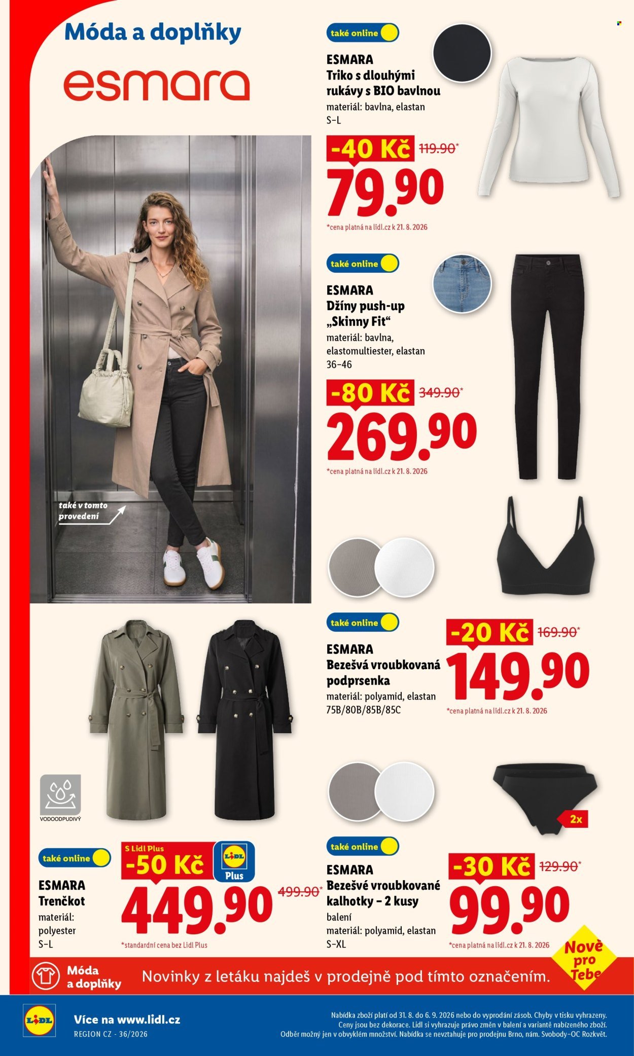 LIDL leták - Od pondělí 31.8.2026