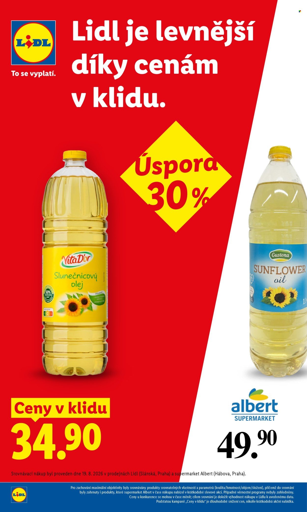 LIDL leták - Od pondělí 31.8.2026