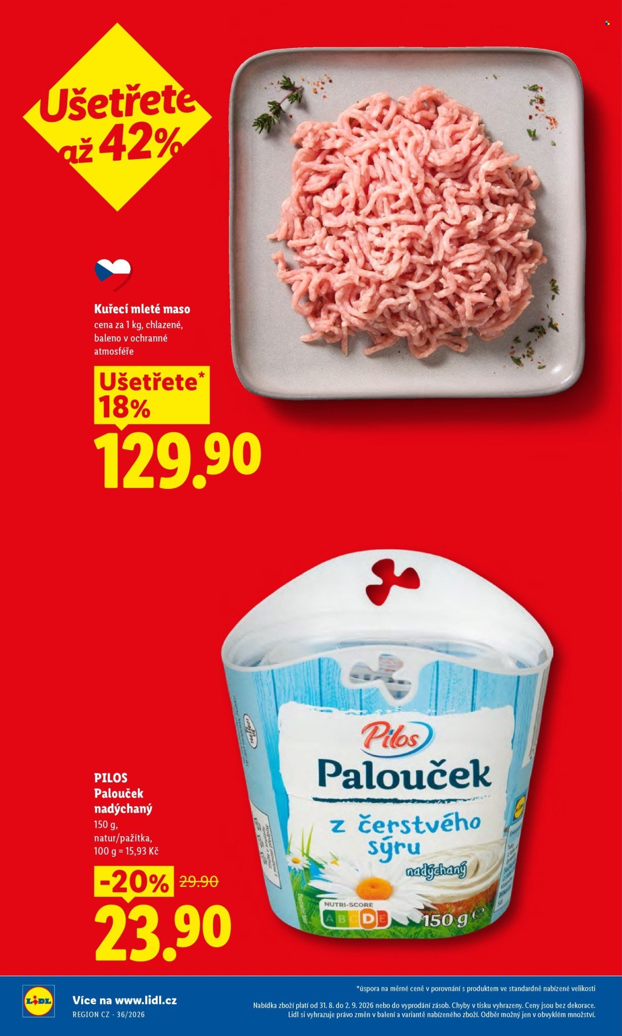 LIDL leták - Od pondělí 31.8.2026