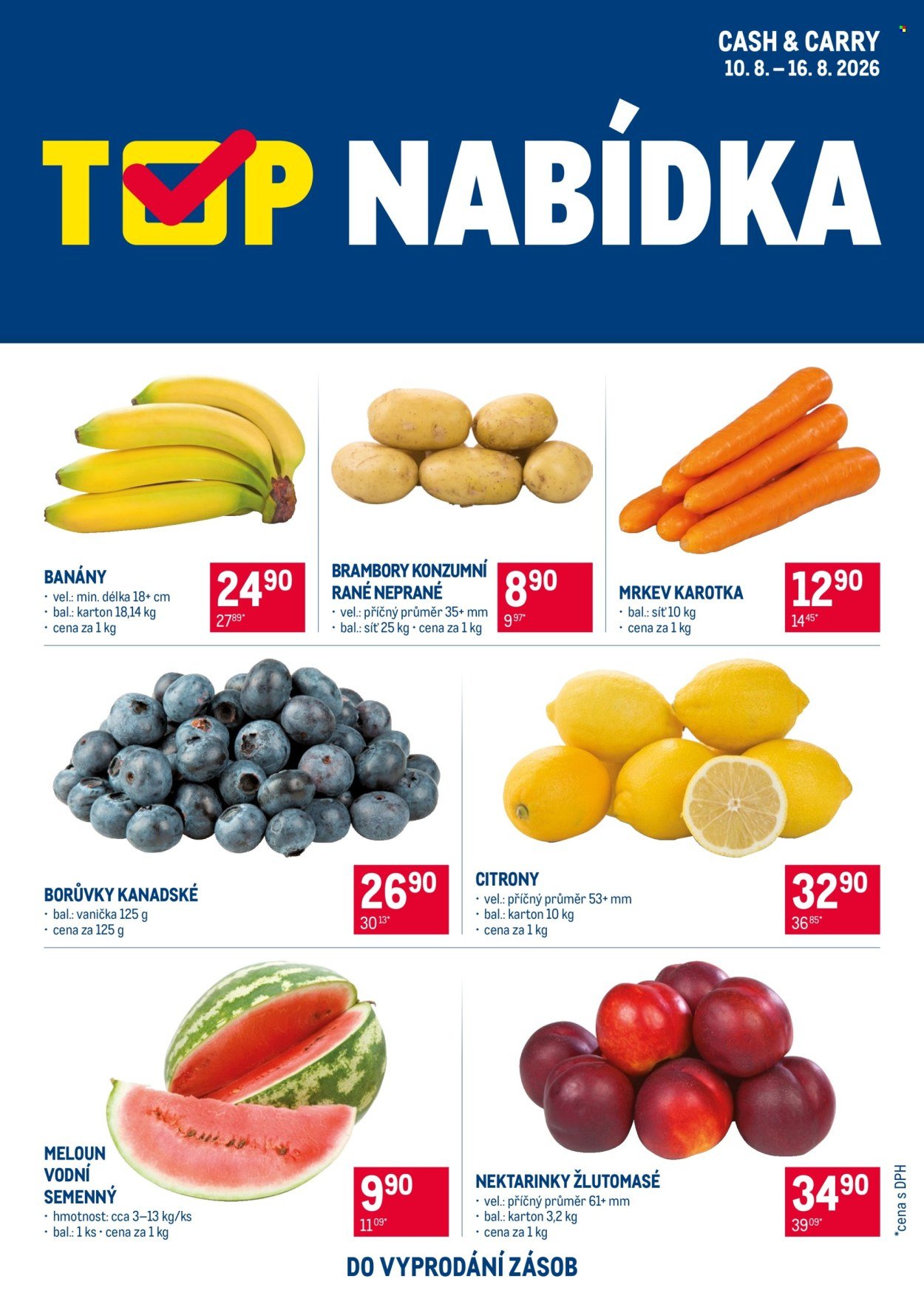 MAKRO leták - TOP ovoce a zelenina