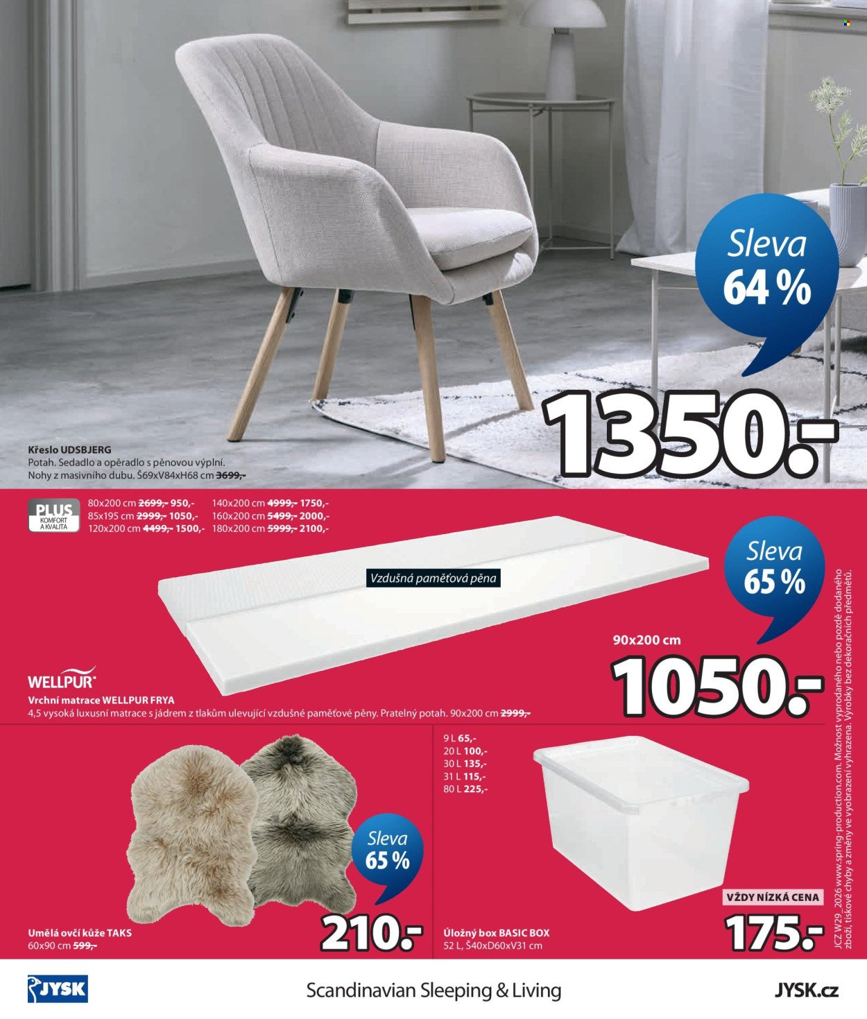 JYSK leták - Výprodej sleva až 65%