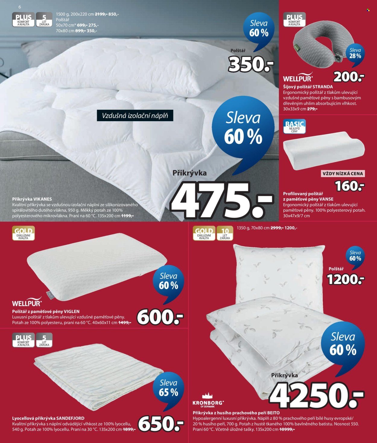 JYSK leták - Výprodej sleva až 65%