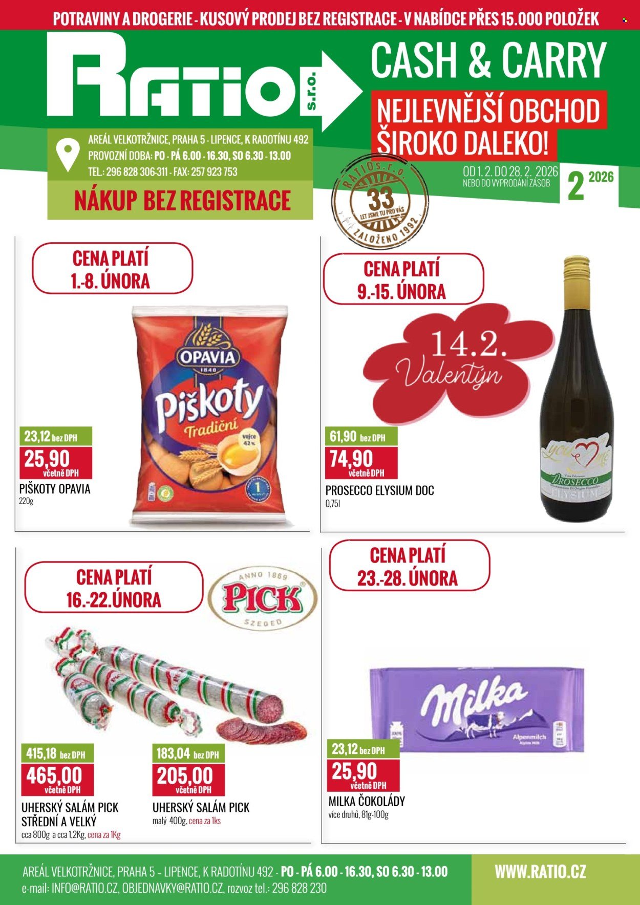 RATIO leták - Od neděle 1.2.2026 (2026-02-01 - 2026-02-28)