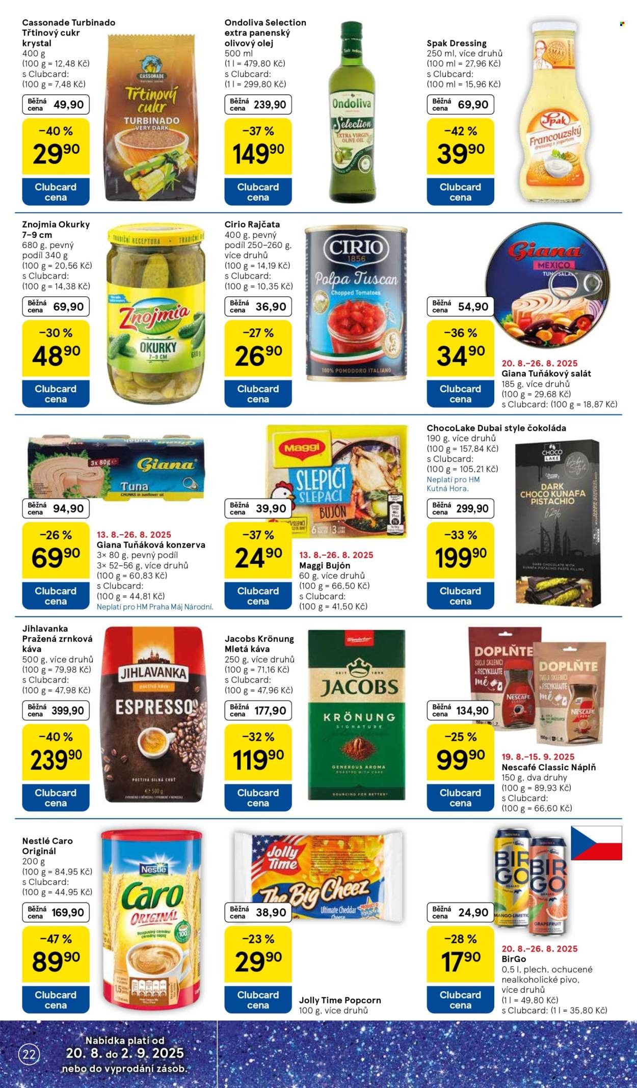 TESCO leták - 15 let s Clubcard (2025-08-20 - 2025-08-26)
