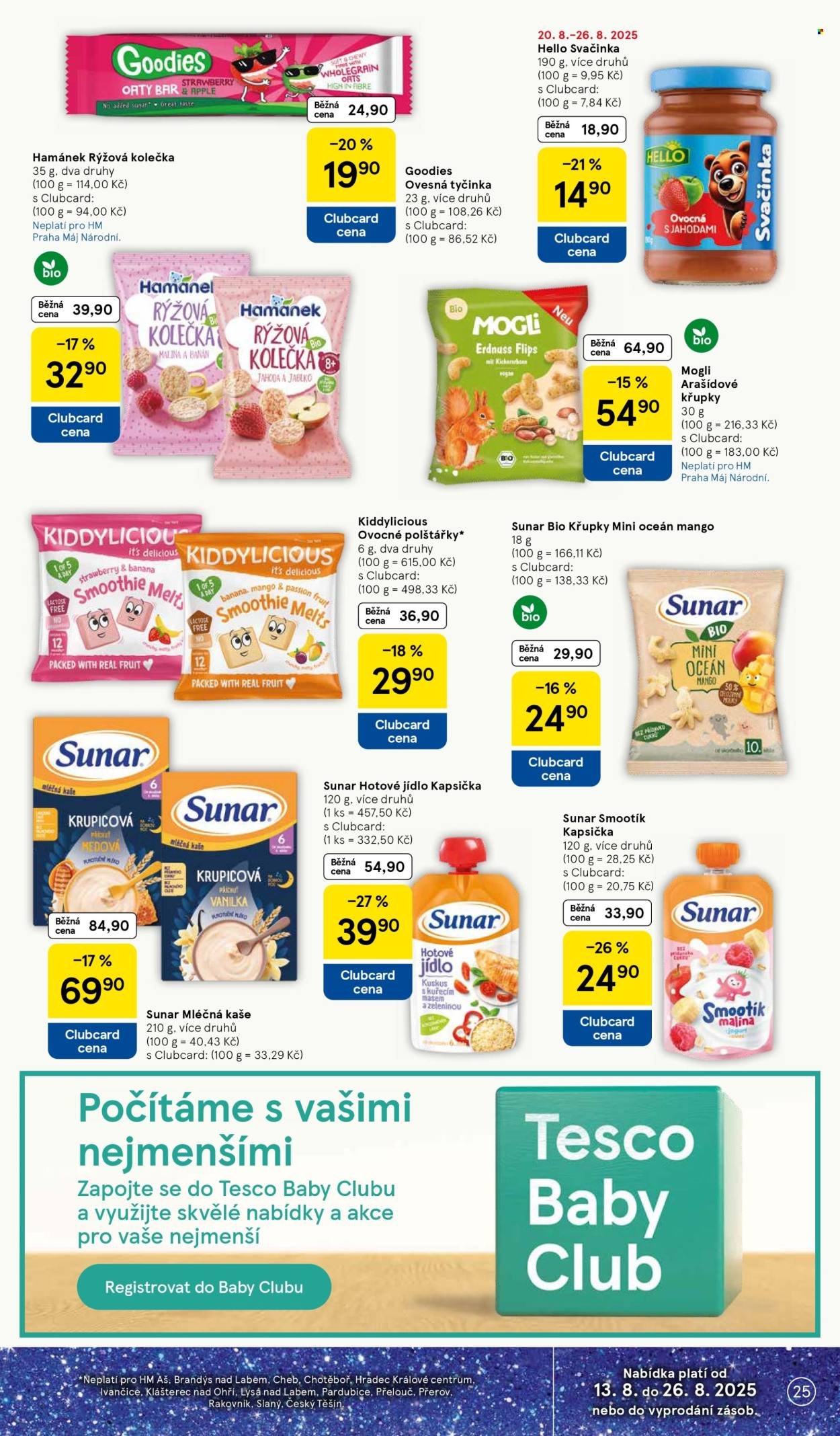 TESCO leták - 15 let s Clubcard (2025-08-20 - 2025-08-26)
