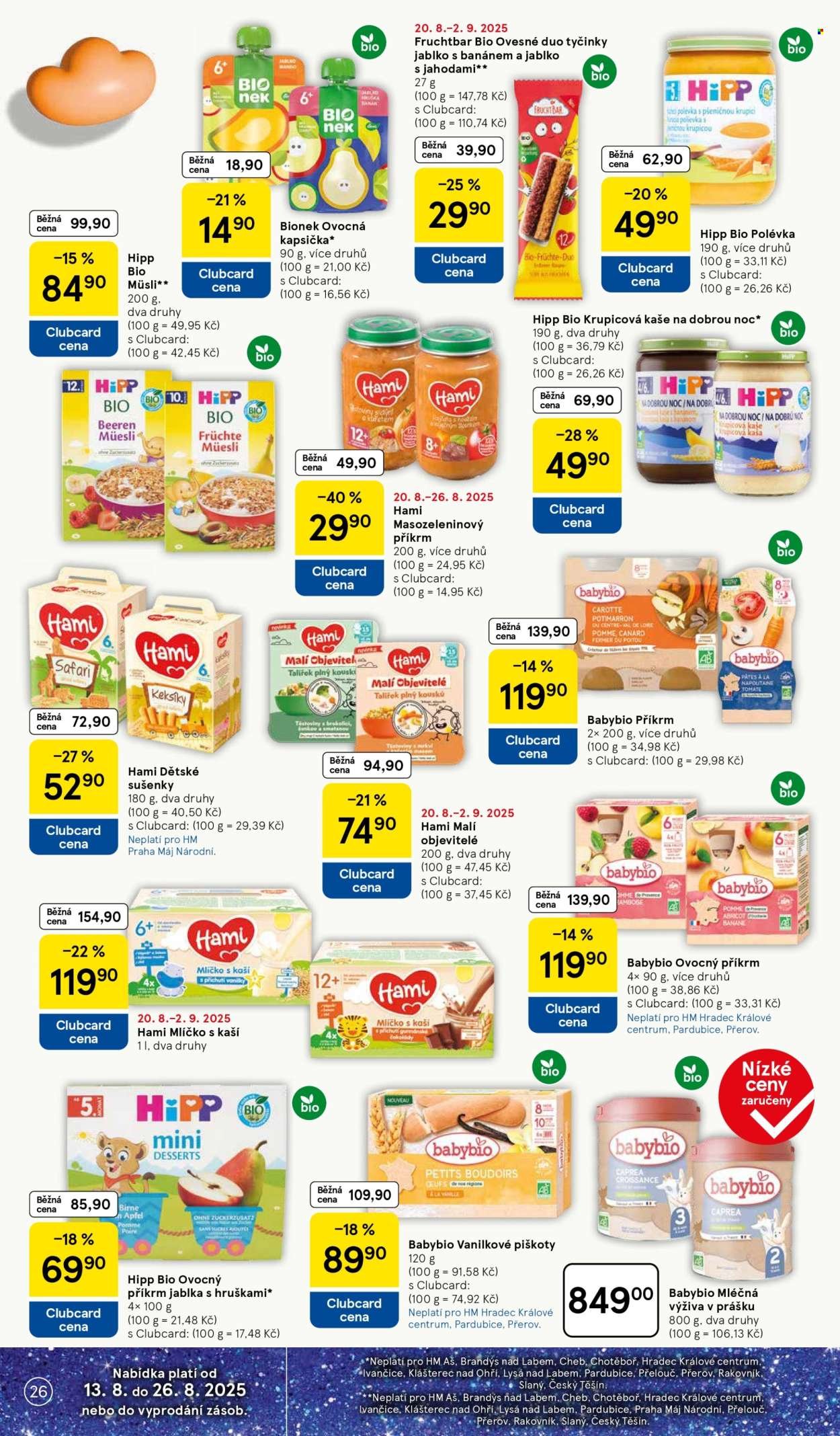 TESCO leták - 15 let s Clubcard (2025-08-20 - 2025-08-26)