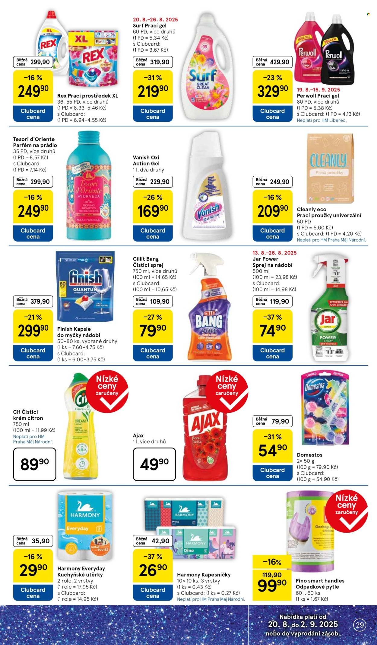 TESCO leták - 15 let s Clubcard (2025-08-20 - 2025-08-26)