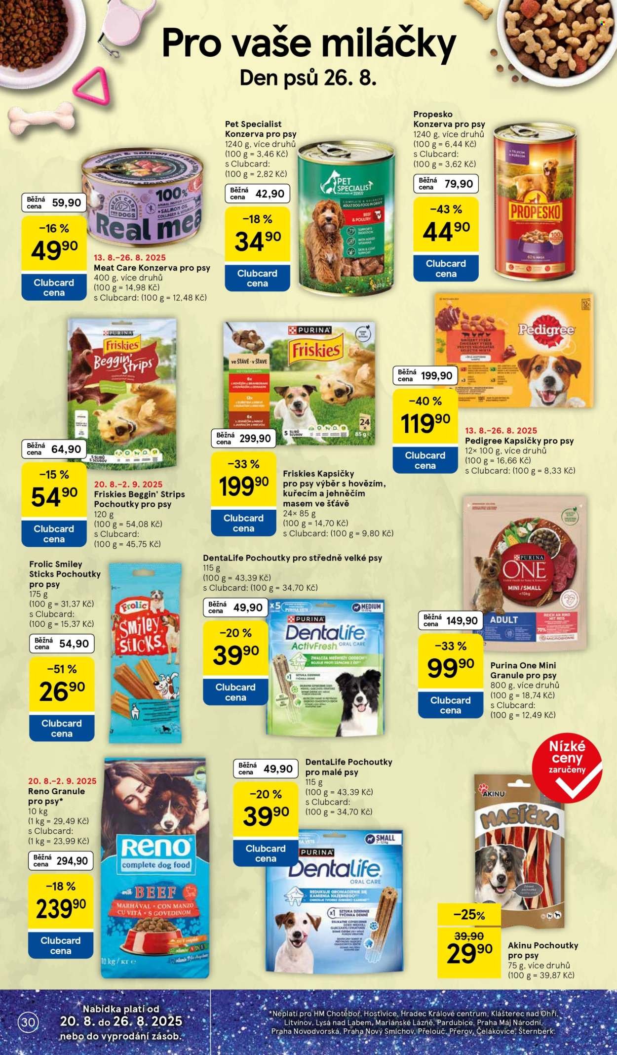 TESCO leták - 15 let s Clubcard (2025-08-20 - 2025-08-26)