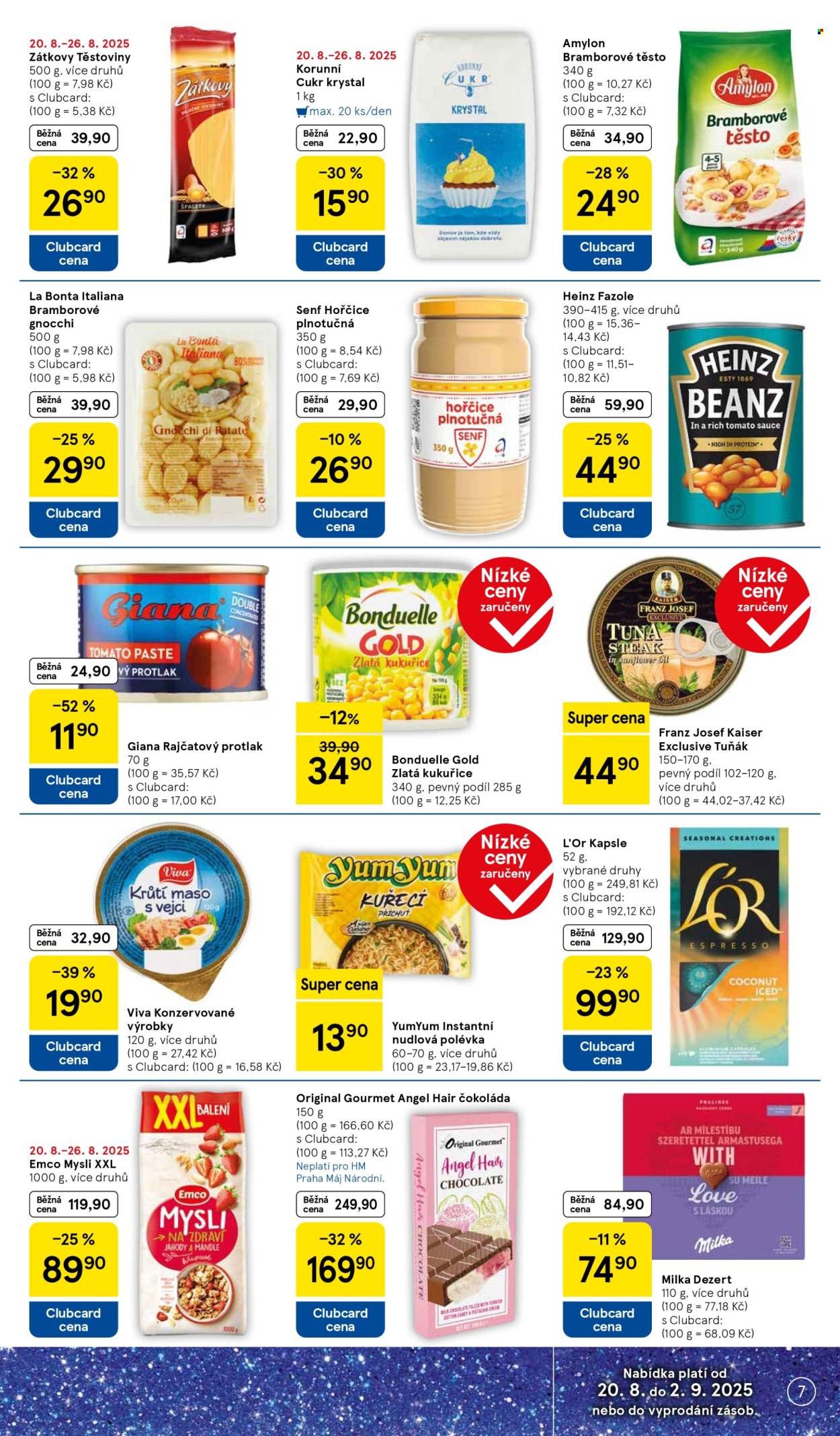 TESCO leták - 15 let s Clubcard (2025-08-20 - 2025-08-26)