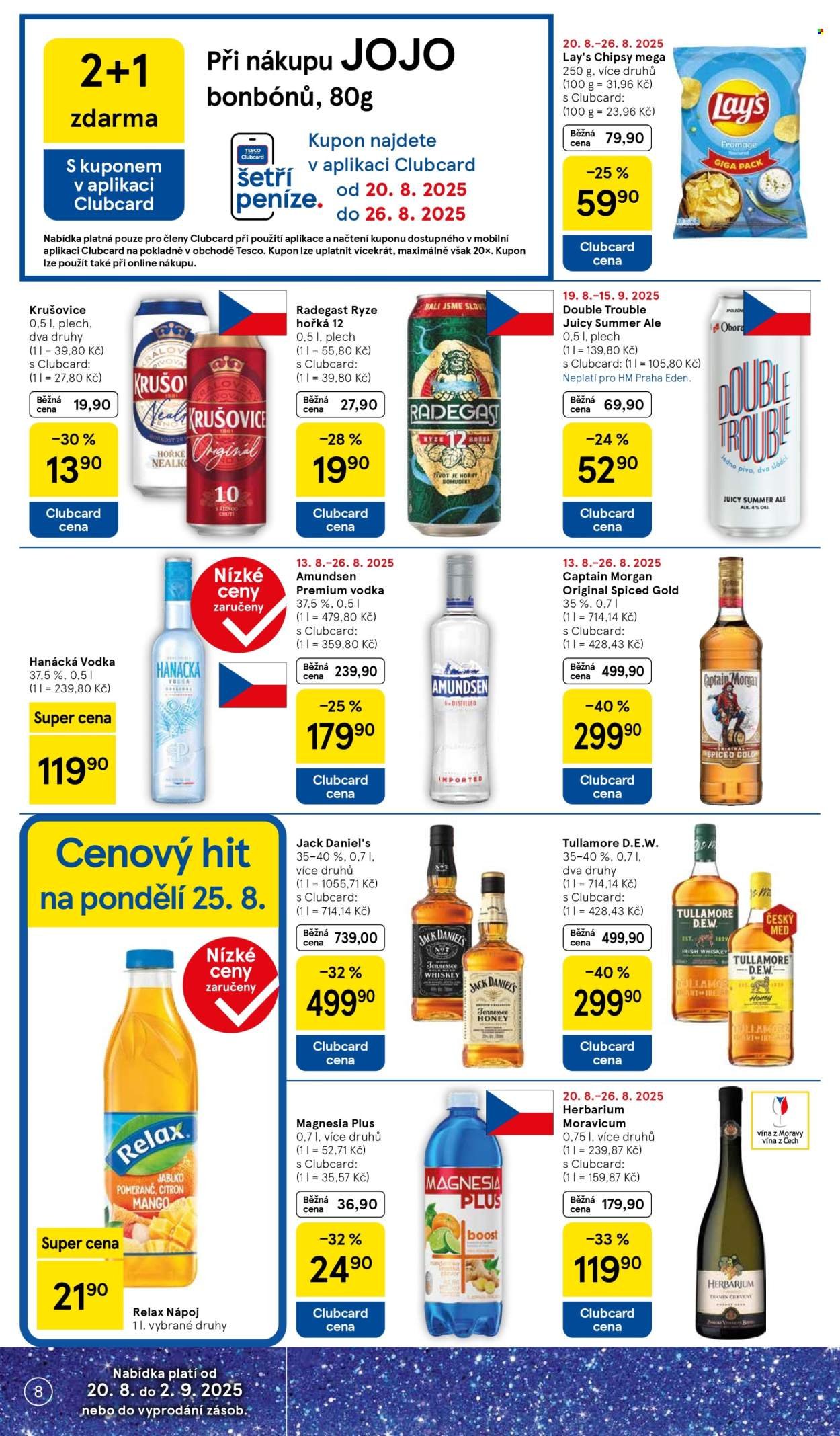 TESCO leták - 15 let s Clubcard (2025-08-20 - 2025-08-26)
